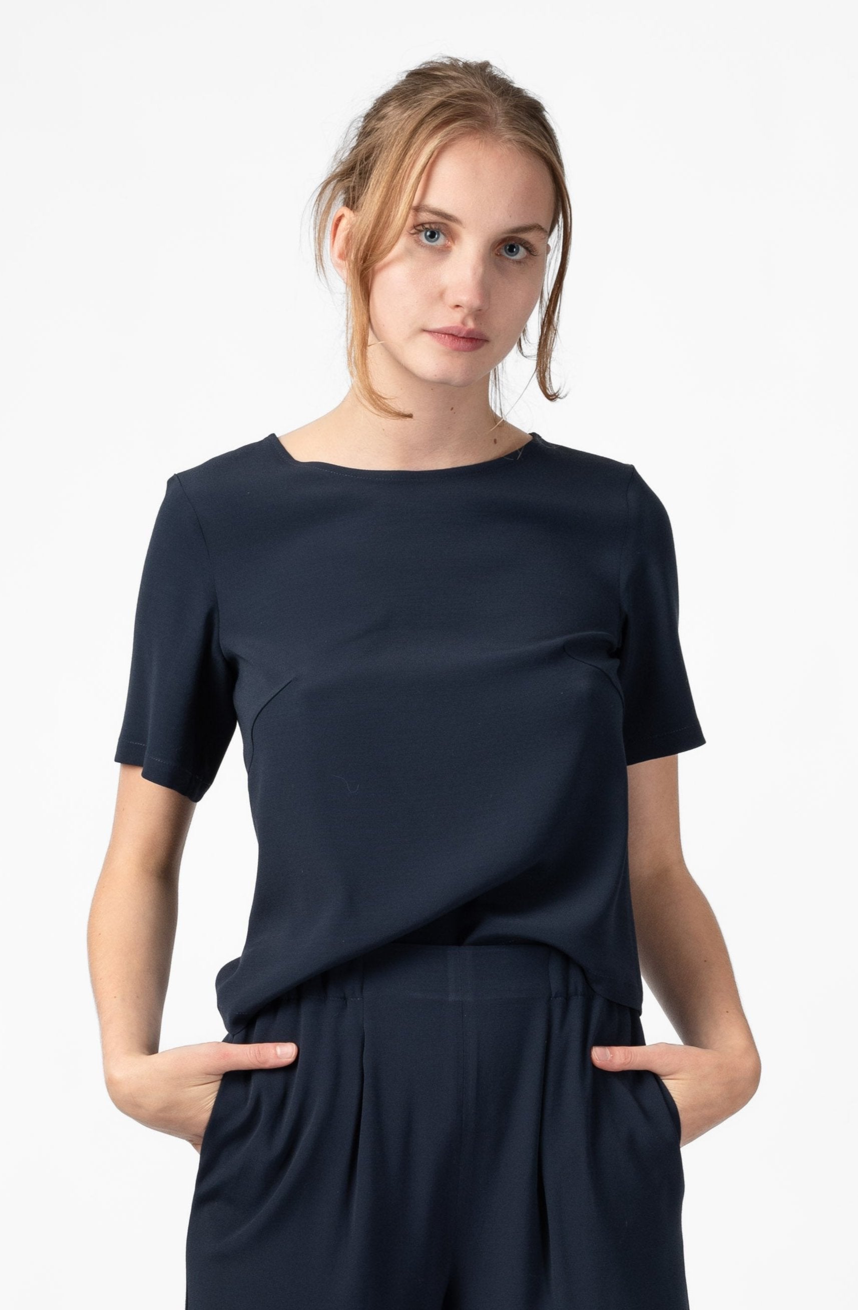NNIstudio - BOLD Shirt - india ink blue - XS/S -