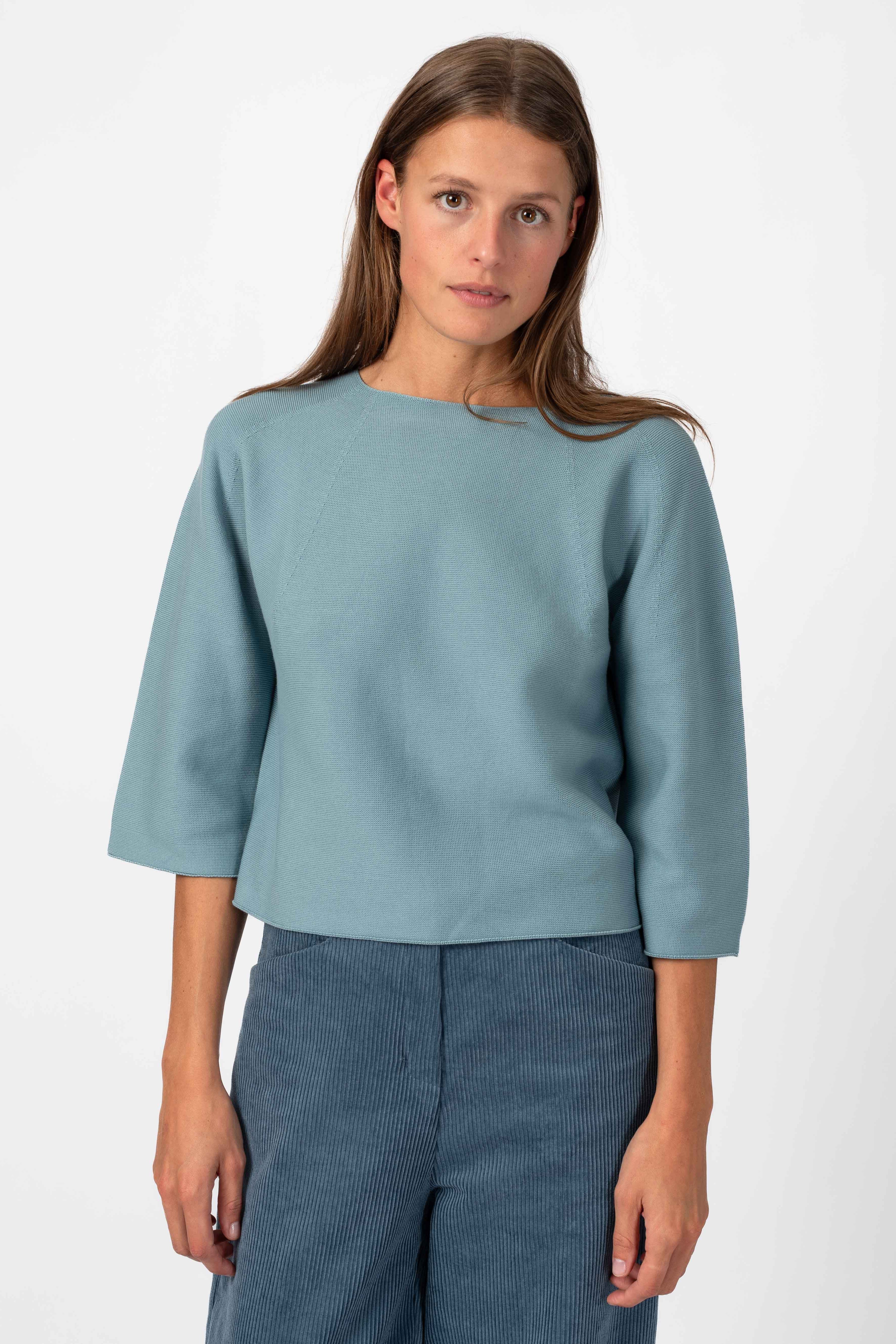 NNIstudio - BOXY Pullover - Arona Blue - XS -