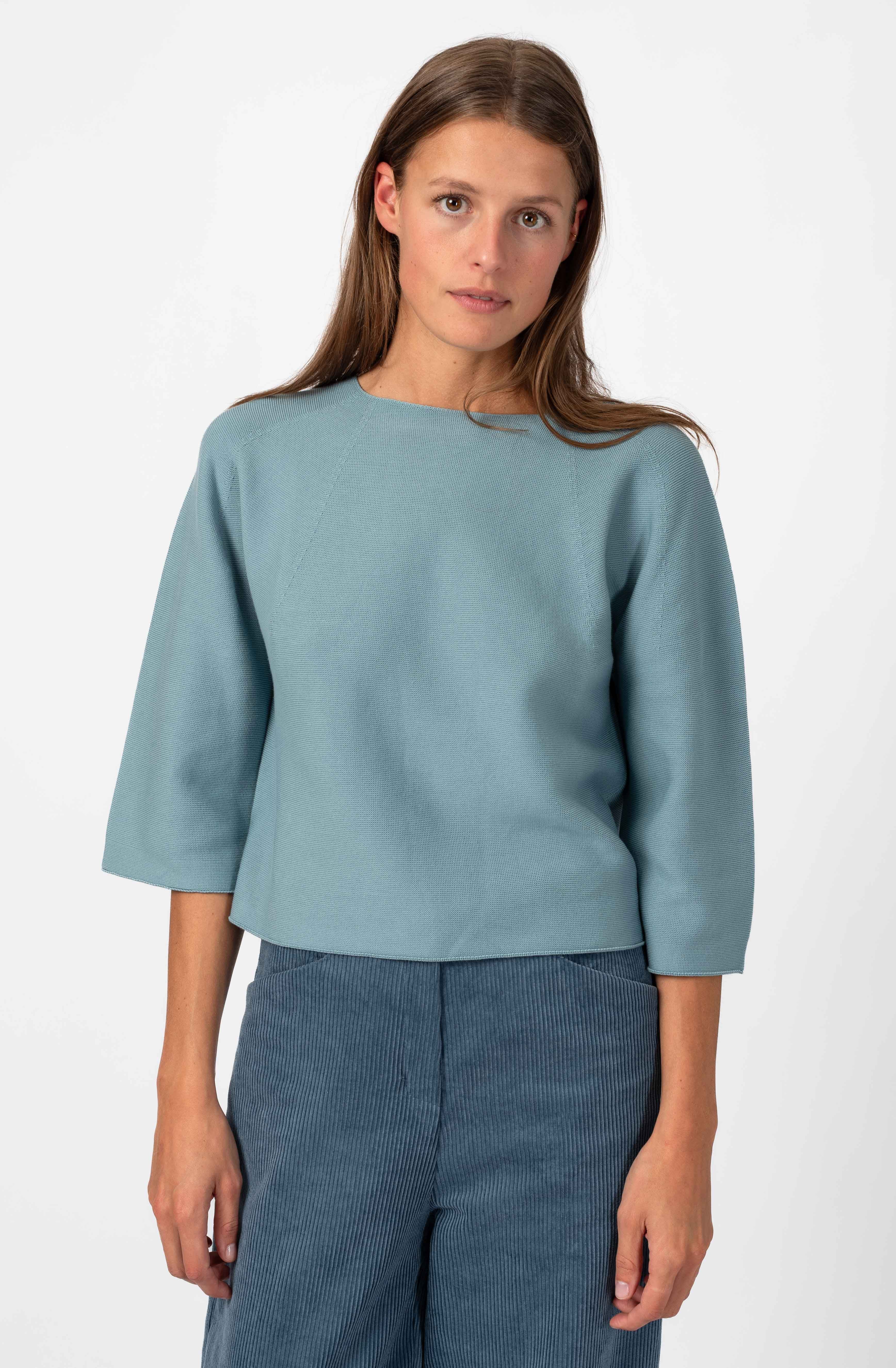 NNIstudio - BOXY Pullover - Arona Blue - XS -