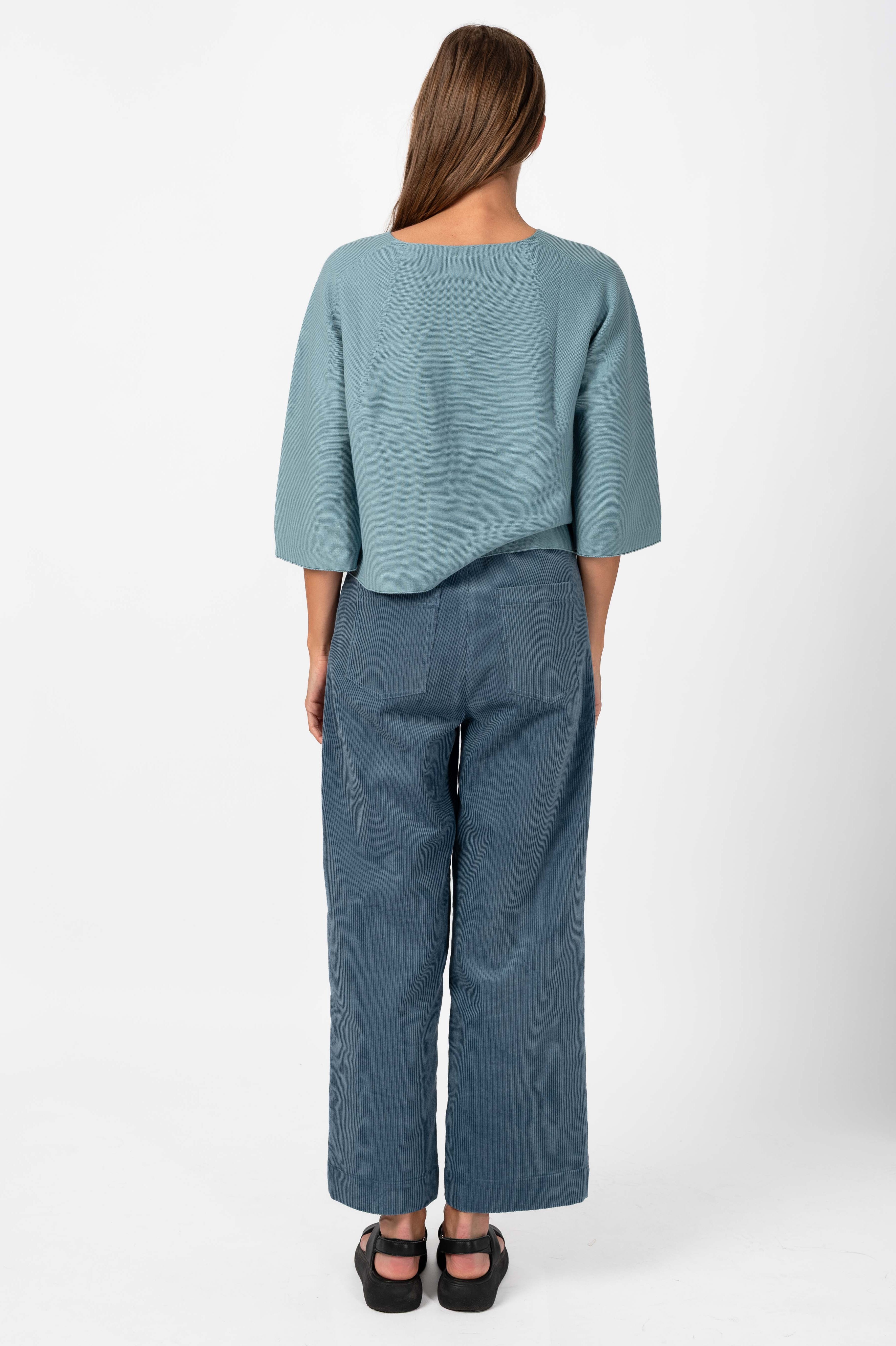 NNIstudio - BOXY Pullover - Arona Blue - XS -