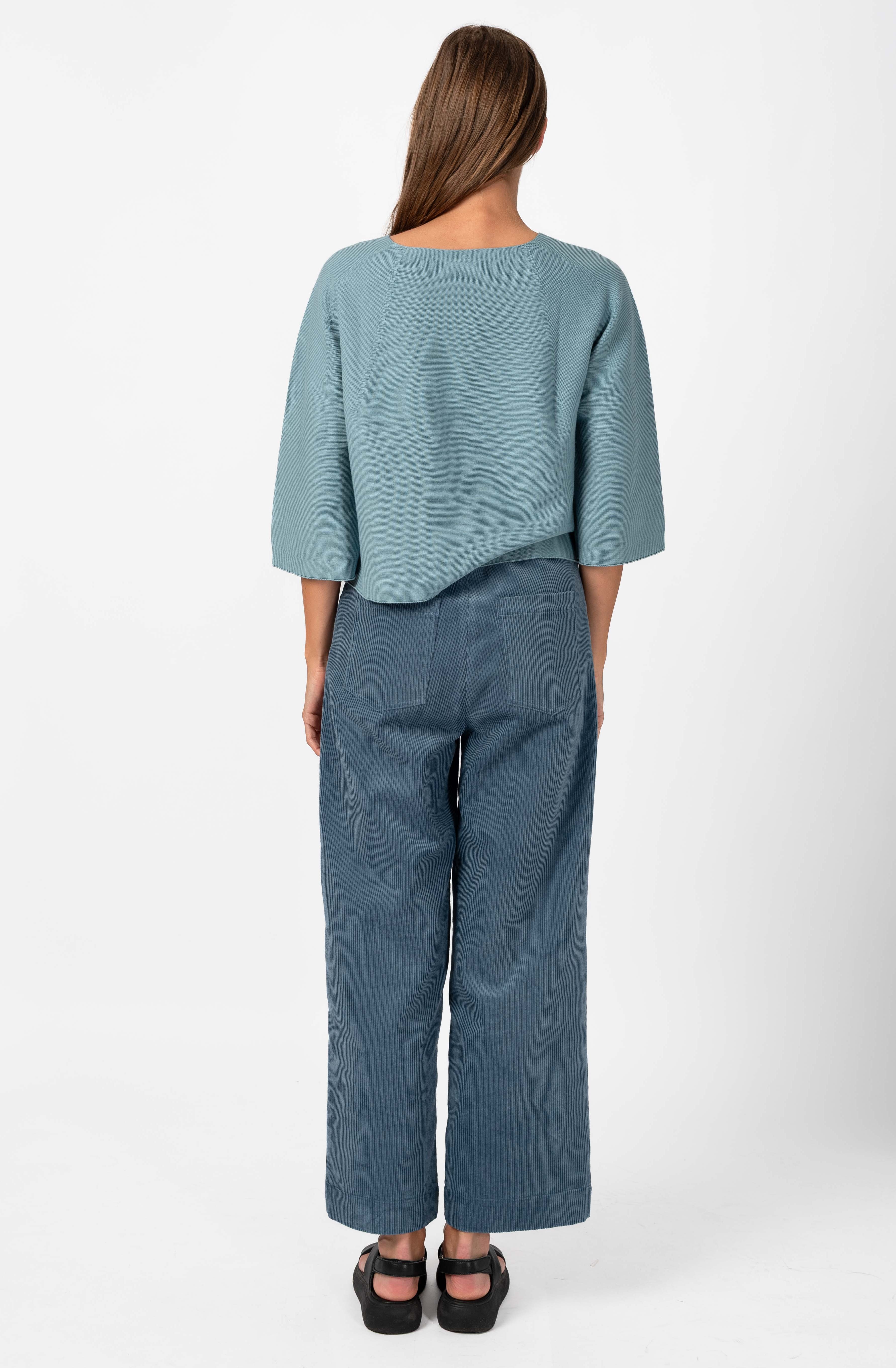 NNIstudio - BOXY Pullover - Arona Blue - XS -