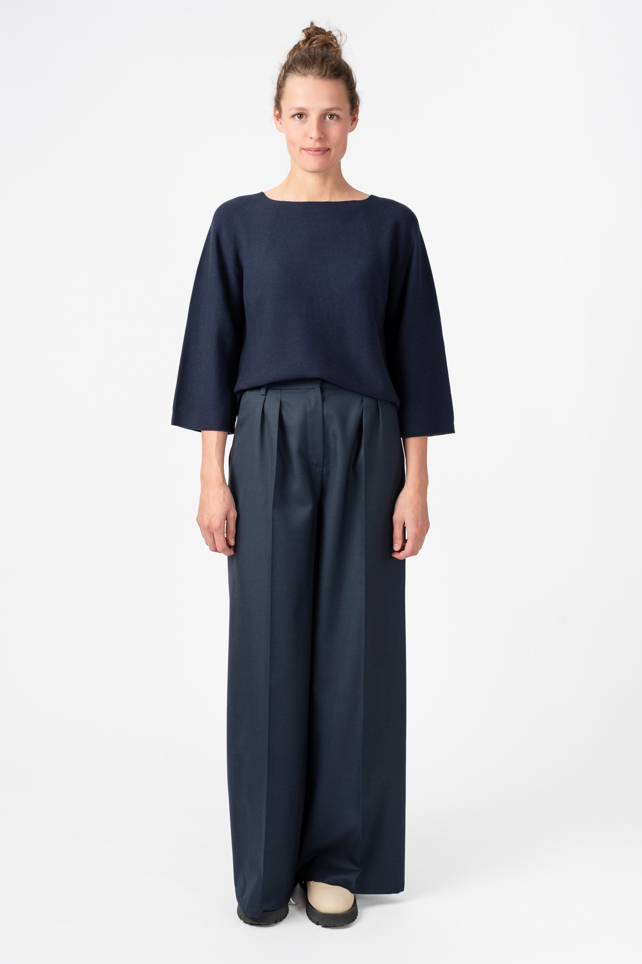 NNIstudio - BOXY Strick - Pullover - Sunburn (Piece Dyed) - XS -