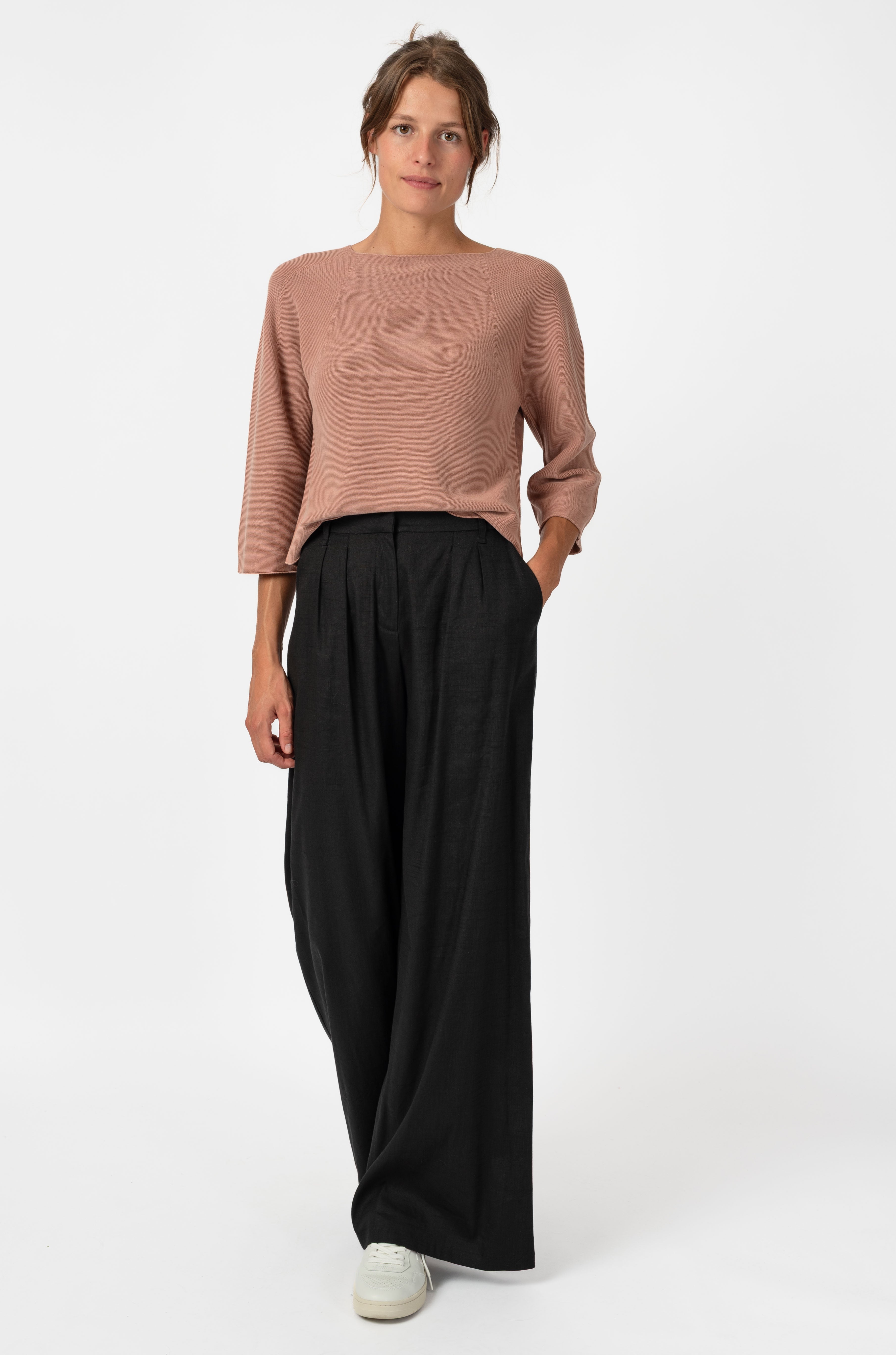 NNIstudio - BOXY Strick - Pullover - Sunburn (Piece Dyed) - XS -