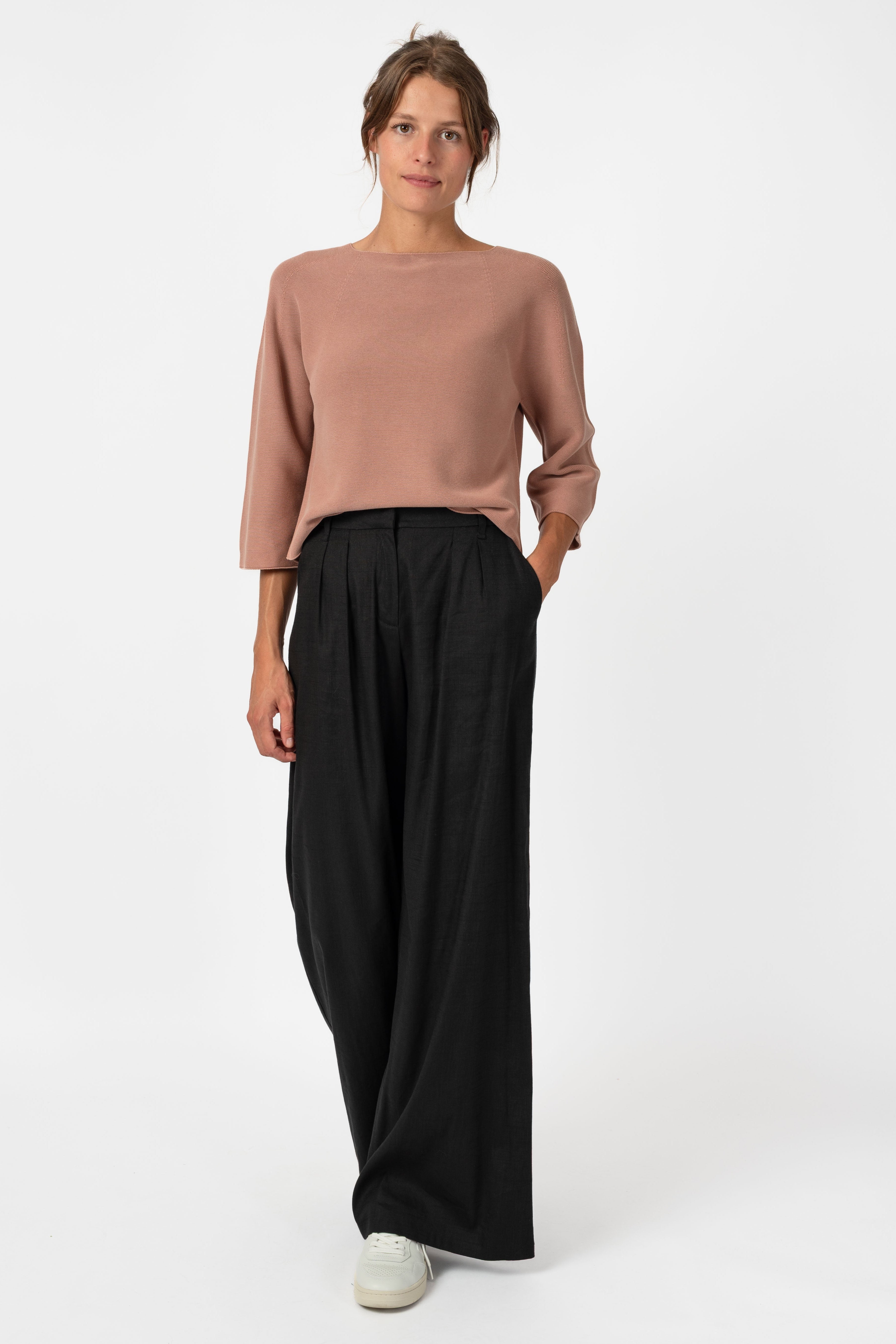 NNIstudio - BOXY Strick - Pullover - Sunburn (Piece Dyed) - XS -