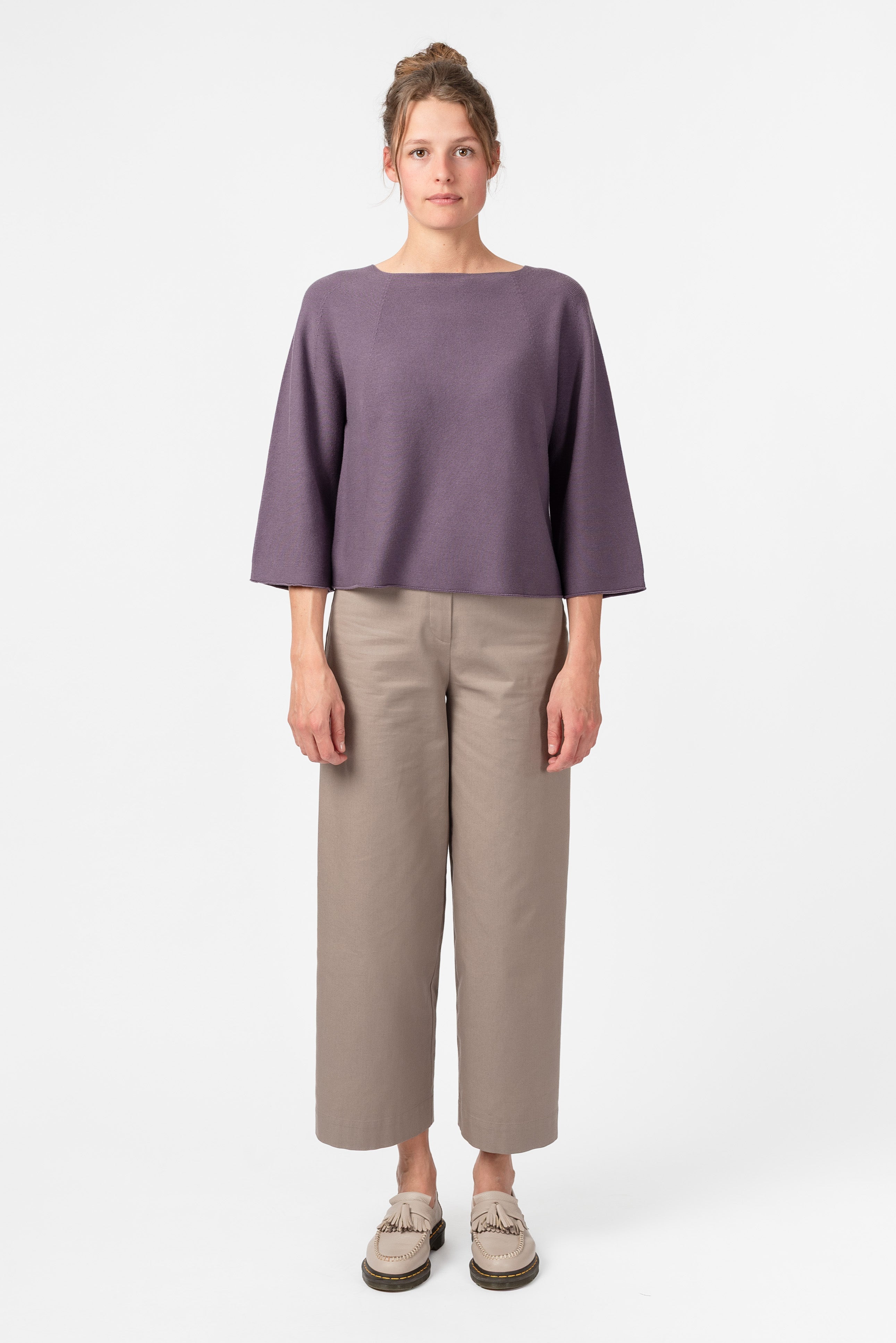 NNIstudio - BOXY Strick - Pullover - Sunburn (Piece Dyed) - XS -