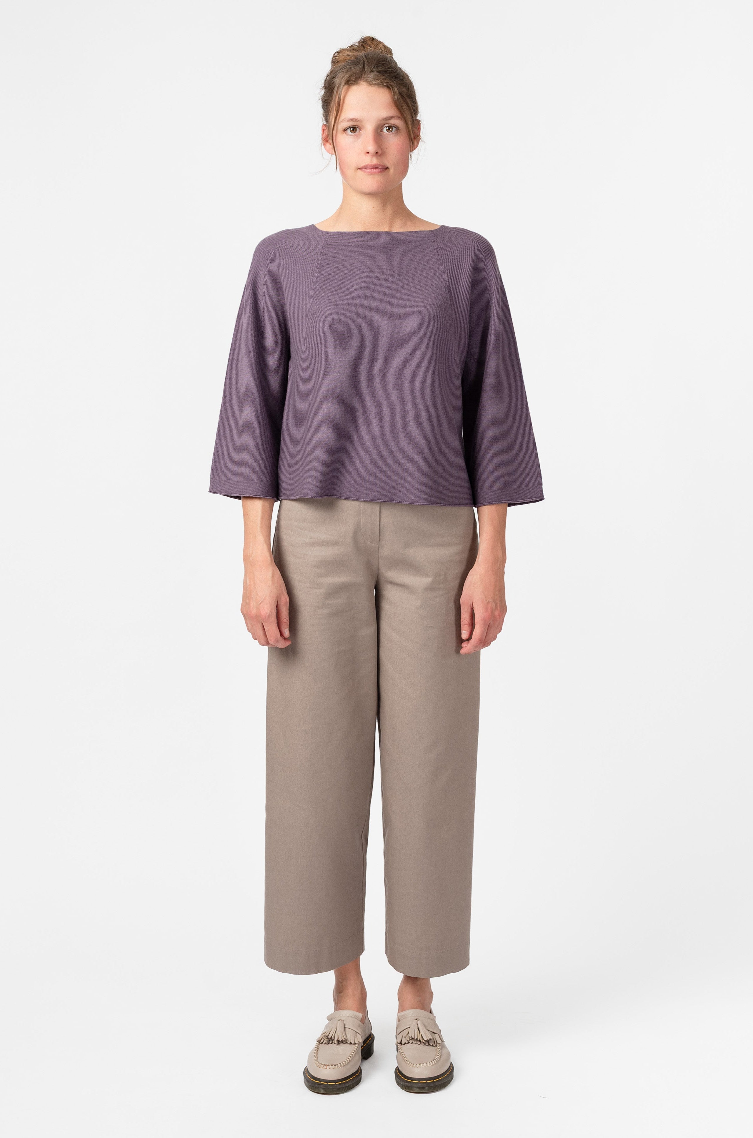 NNIstudio - BOXY Strick - Pullover - Sunburn (Piece Dyed) - XS -