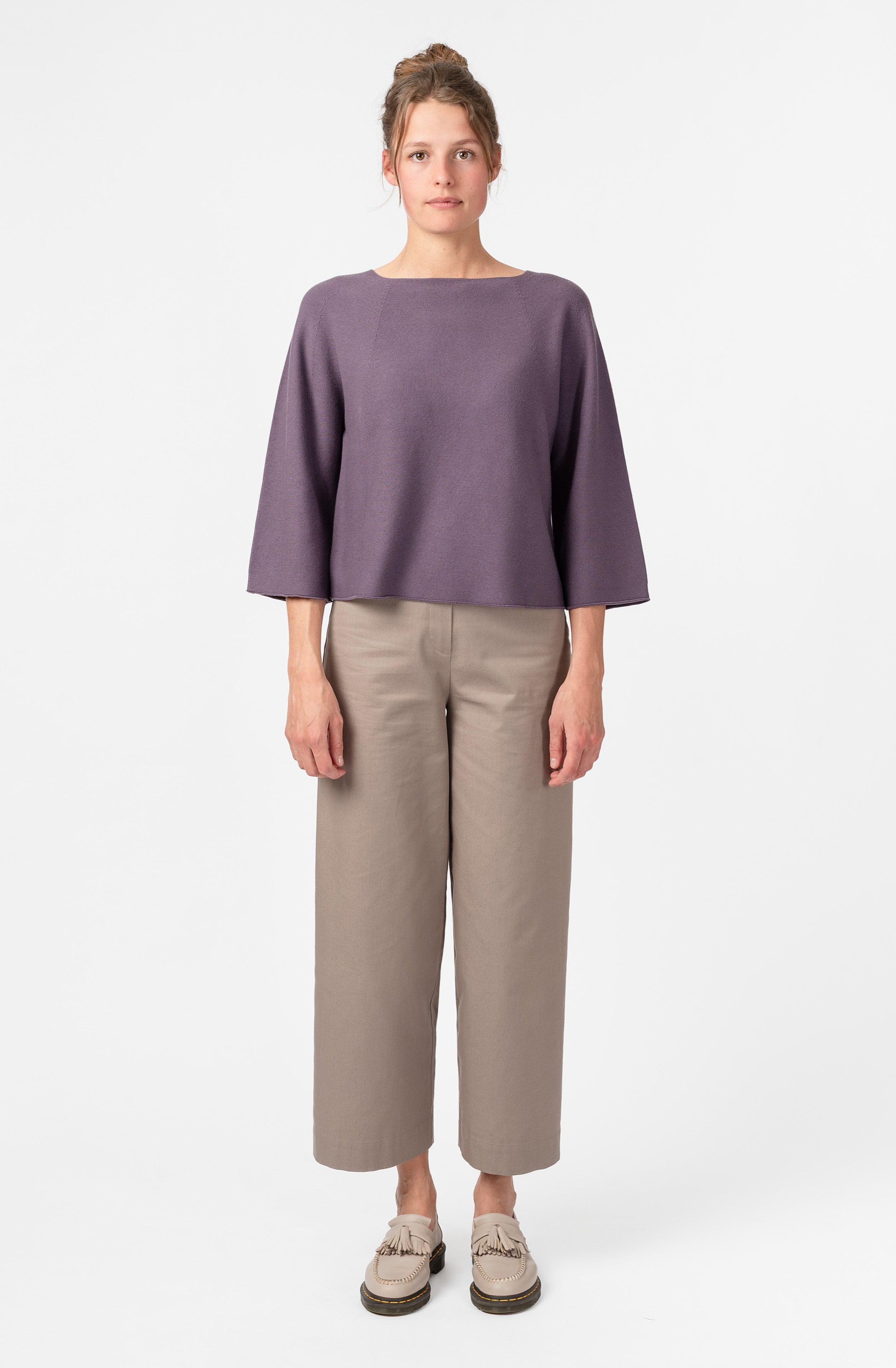 NNIstudio - BOXY Strick - Pullover - Sunburn (Piece Dyed) - XS -