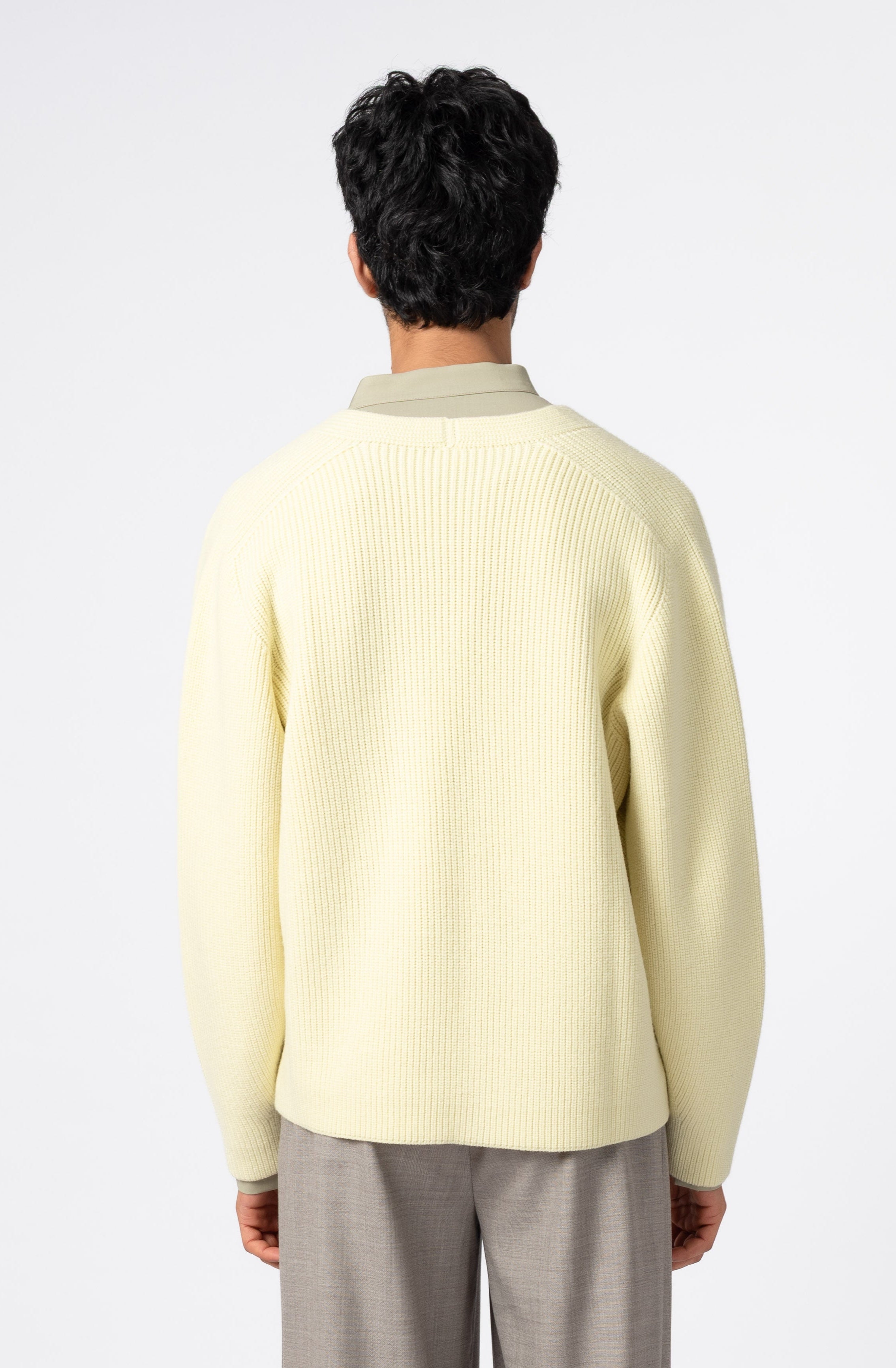 NNIstudio - CARDIGAN 2.0 Wool - Chocolate Brown - S -