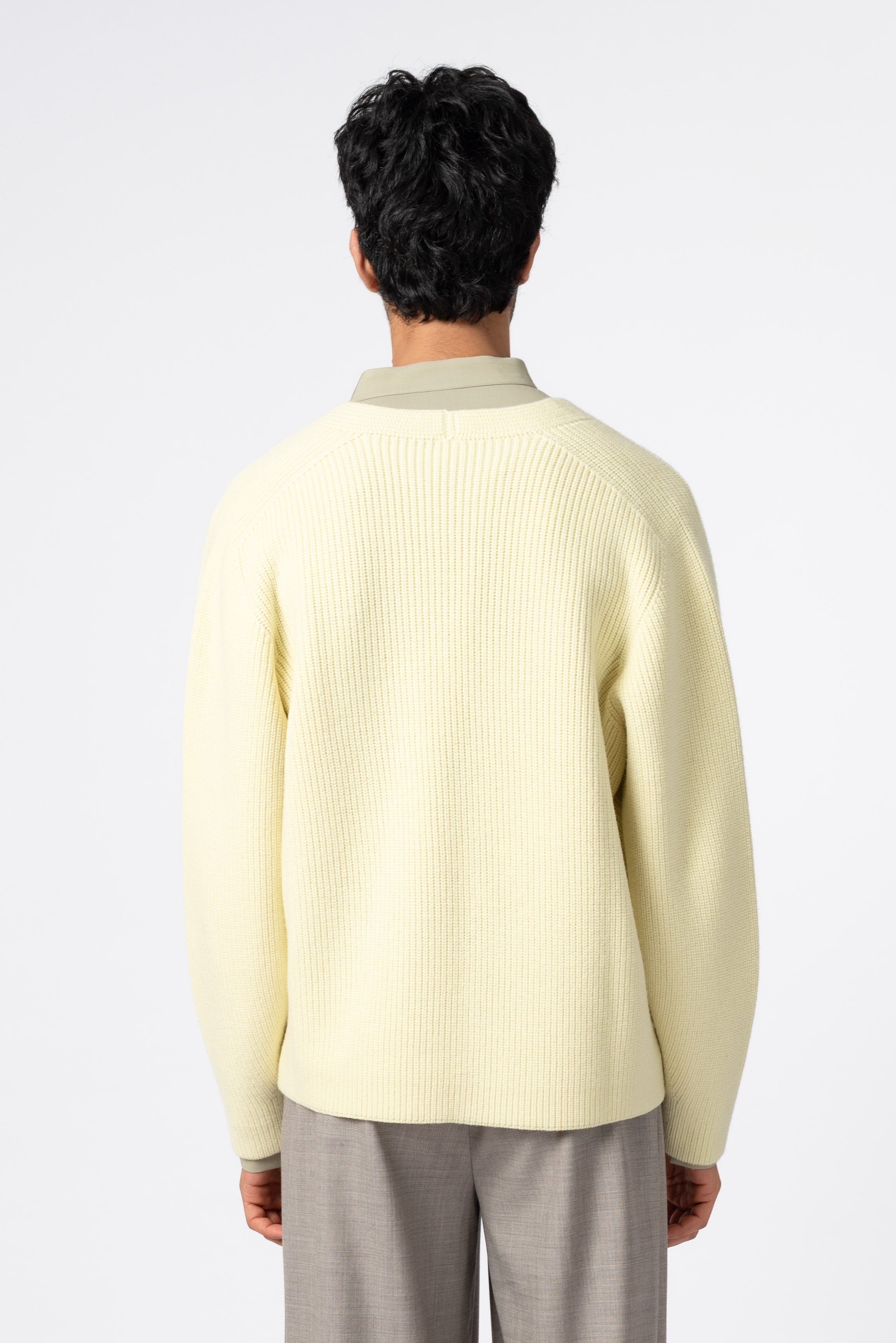 NNIstudio - CARDIGAN 2.0 Wool - Chocolate Brown - S -