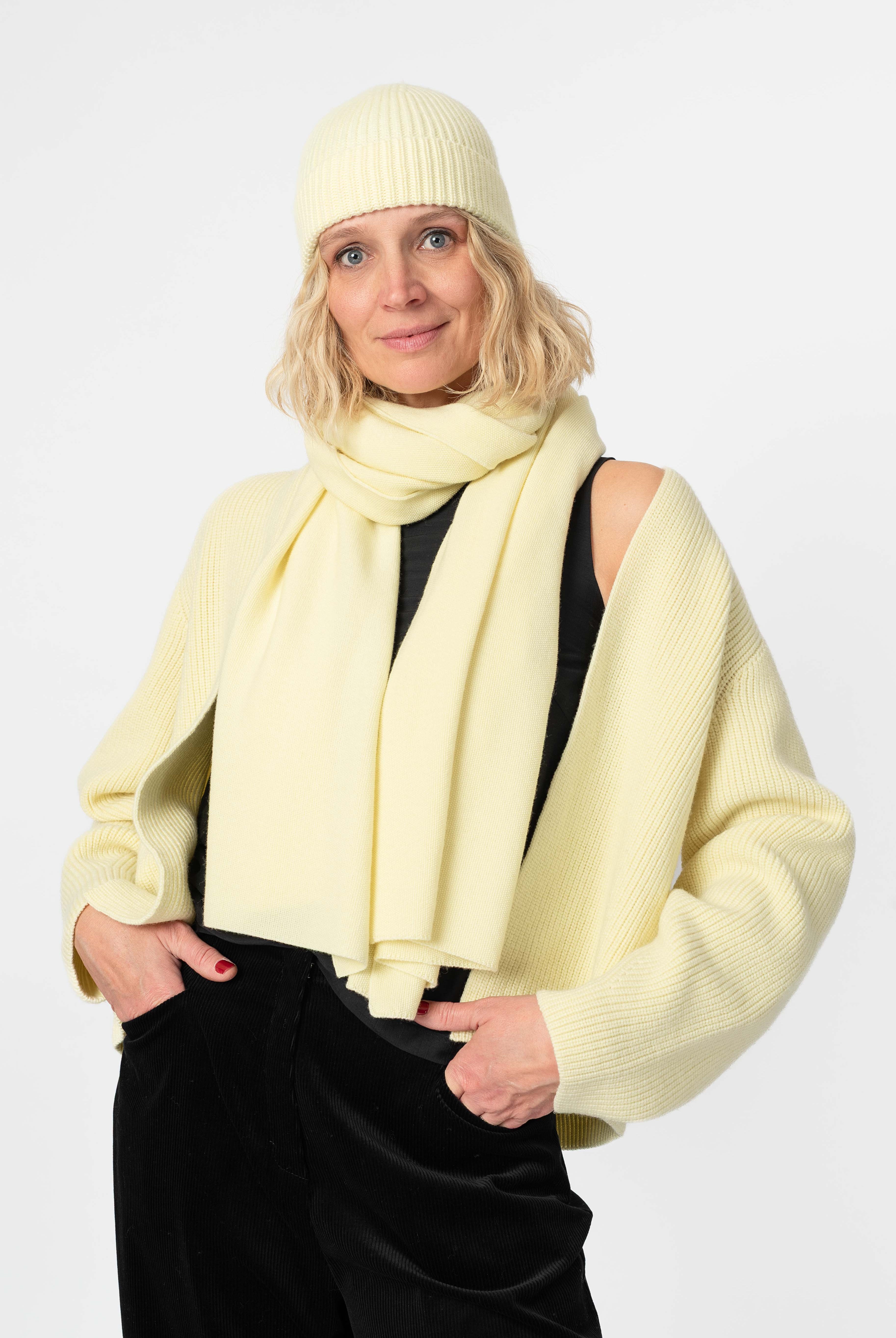 NNIstudio - CARDIGAN 2.0 Wool - Lemonade - S -
