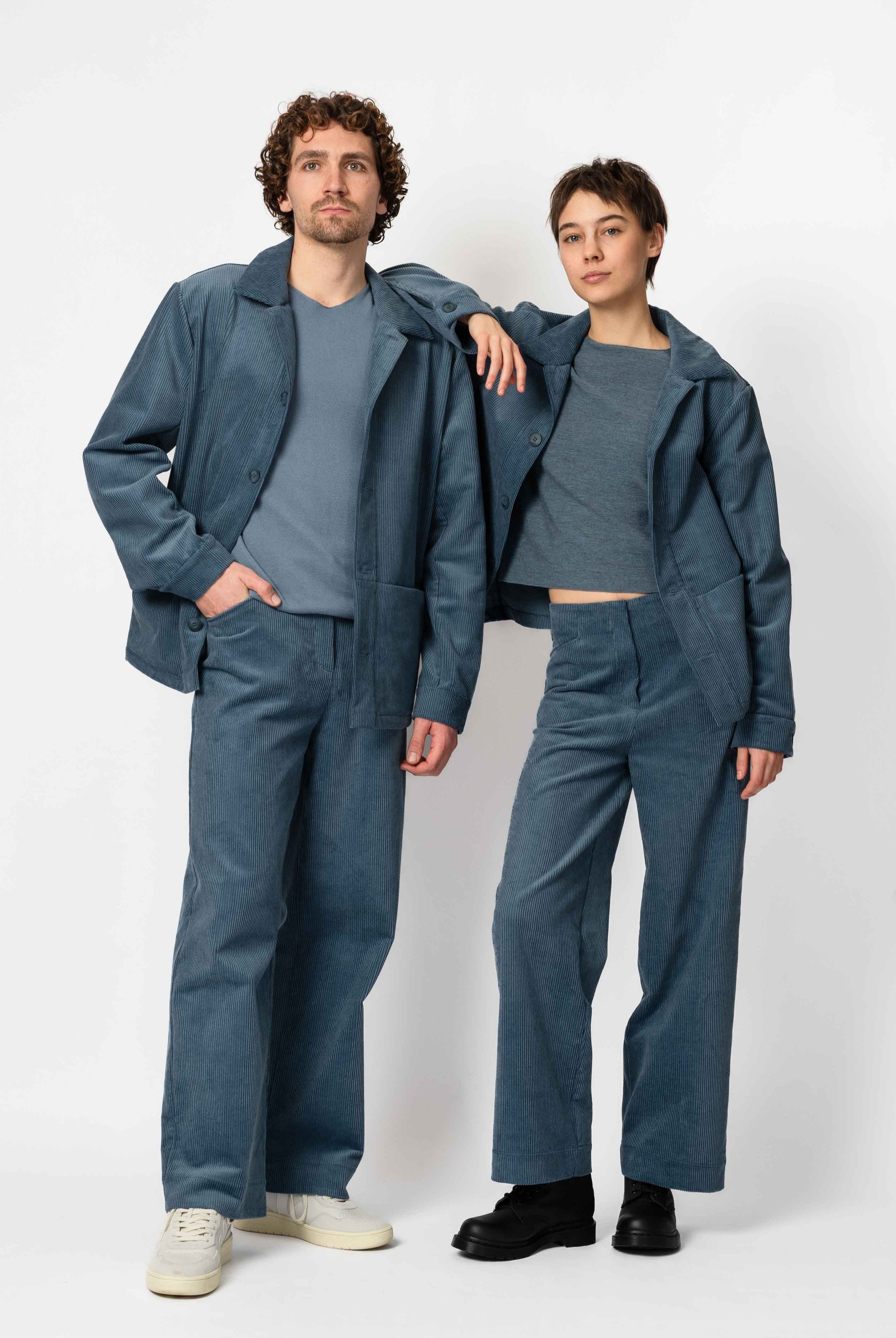 NNIstudio - CARGO 2.0 Jacke Cord - Jeans Blue - XS -