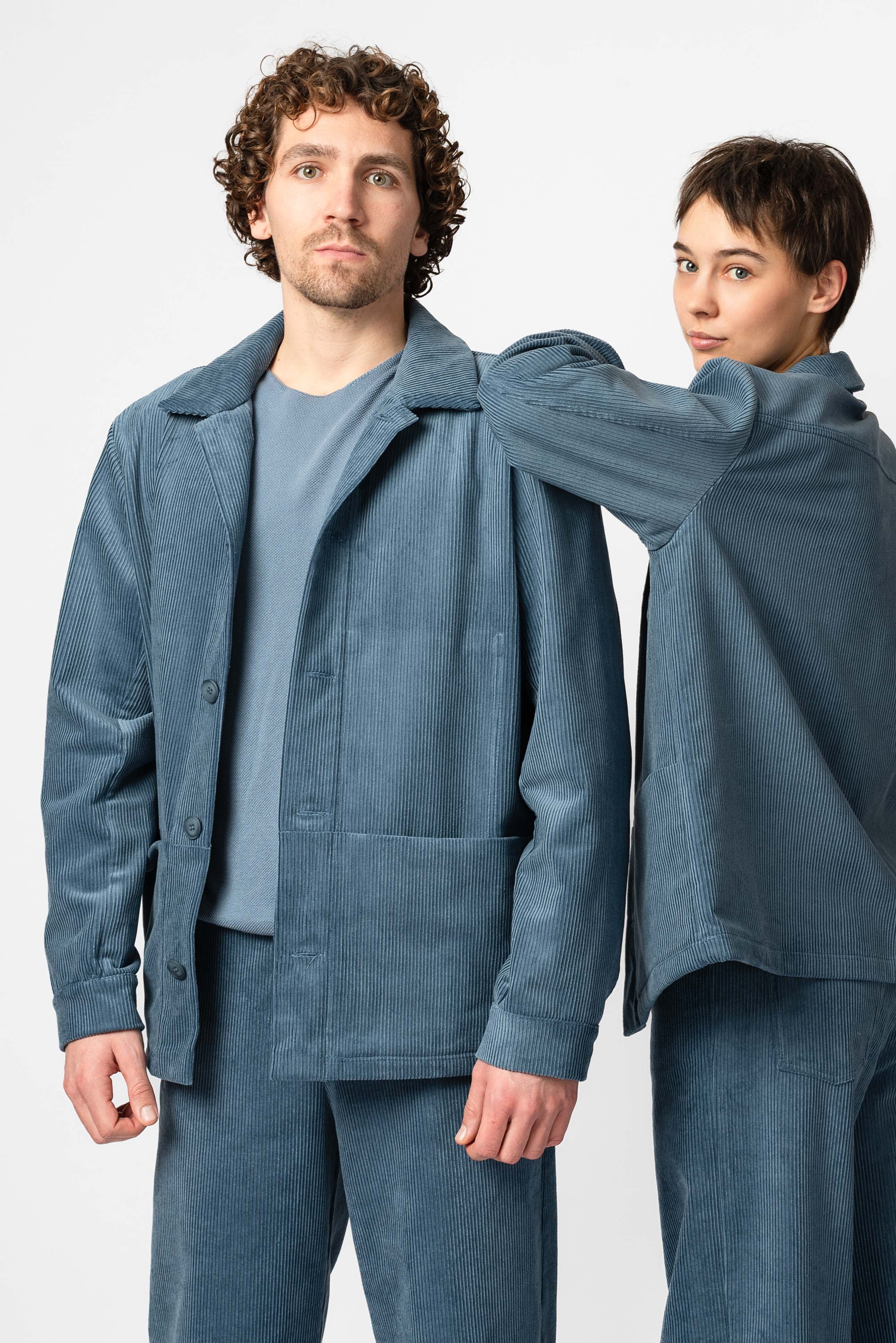 NNIstudio - CARGO 2.0 Jacke Cord - Jeans Blue - XS -