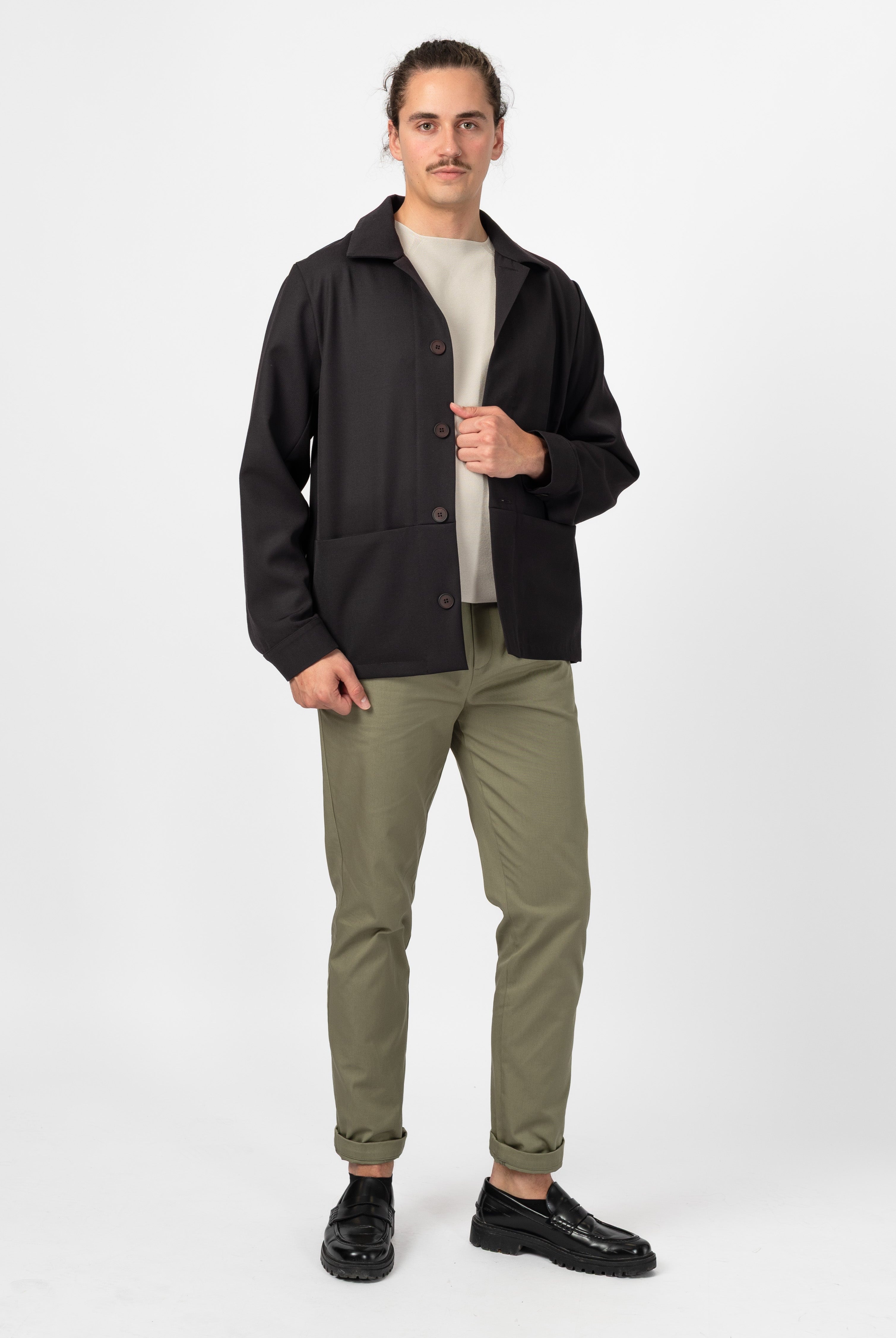 NNIstudio - CARGO 2.0 Jacke Unisex Coolwool – Limited Edition - Velvet Black - S -