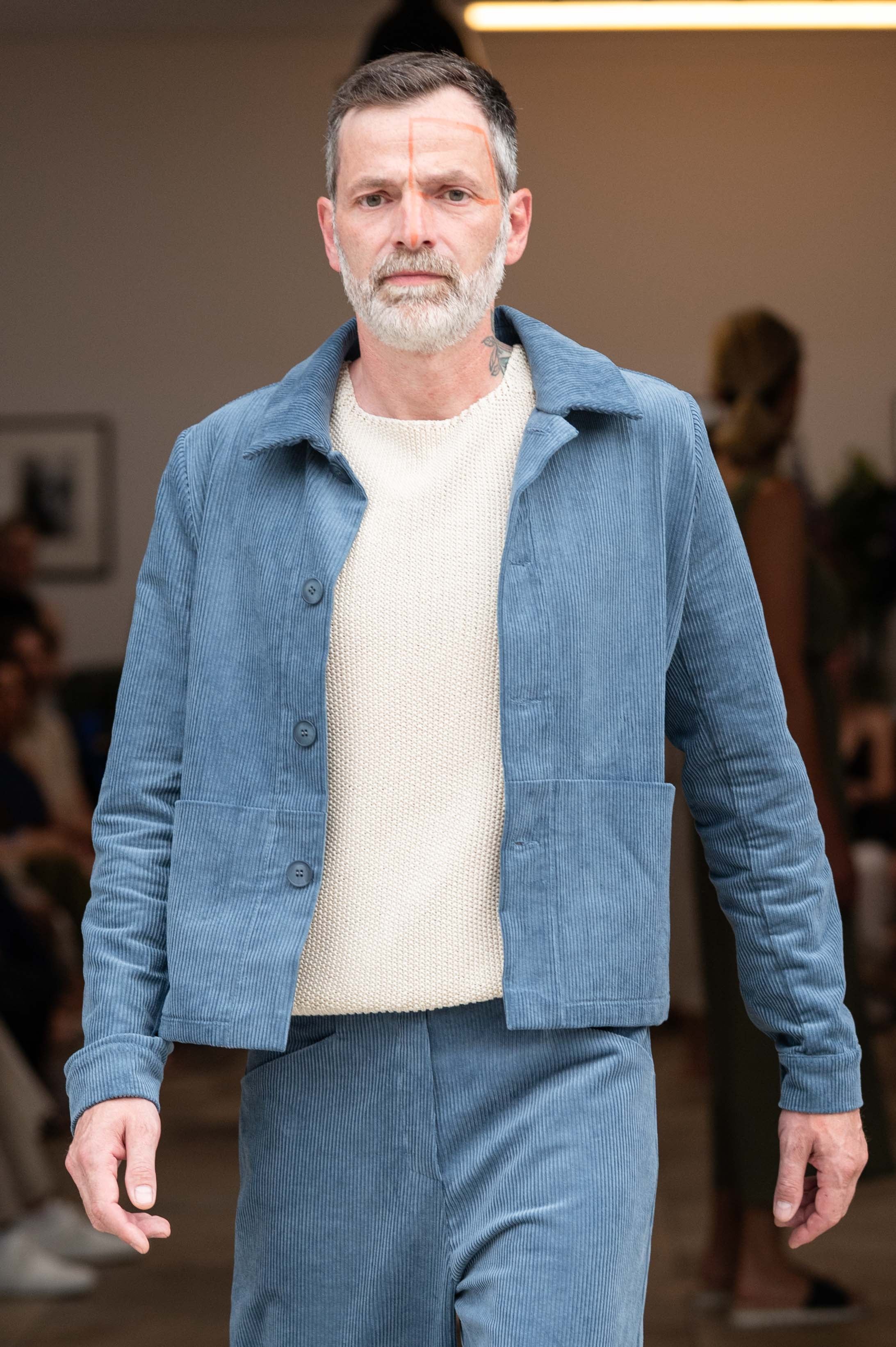 NNIstudio - CARGO 2.5 Kurz-Jacke Cord - Jeans Blue - XS -