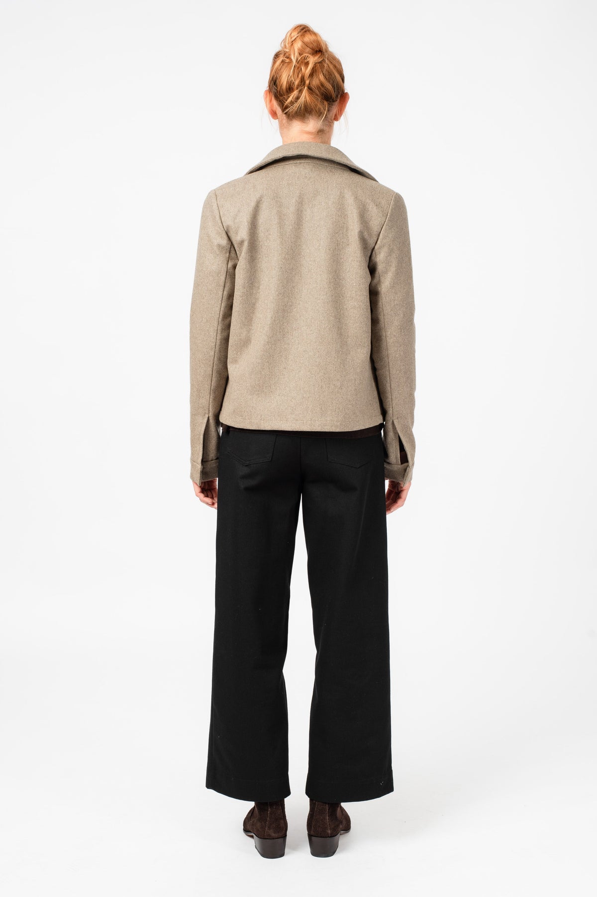 NNIstudio - CARGO 2.5 Kurz-Jacke Wool - Nomad Beige - XS -