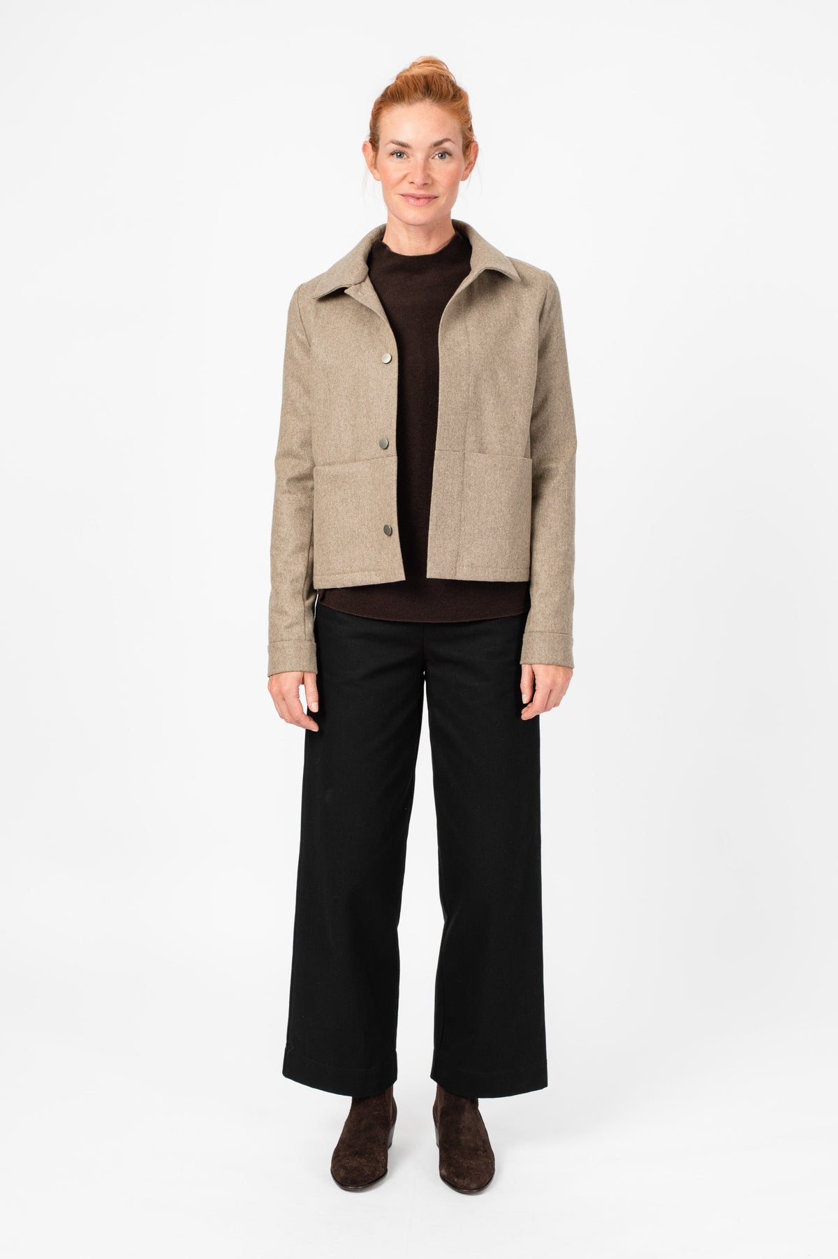 NNIstudio - CARGO 2.5 Kurz-Jacke Wool - Nomad Beige - XS -