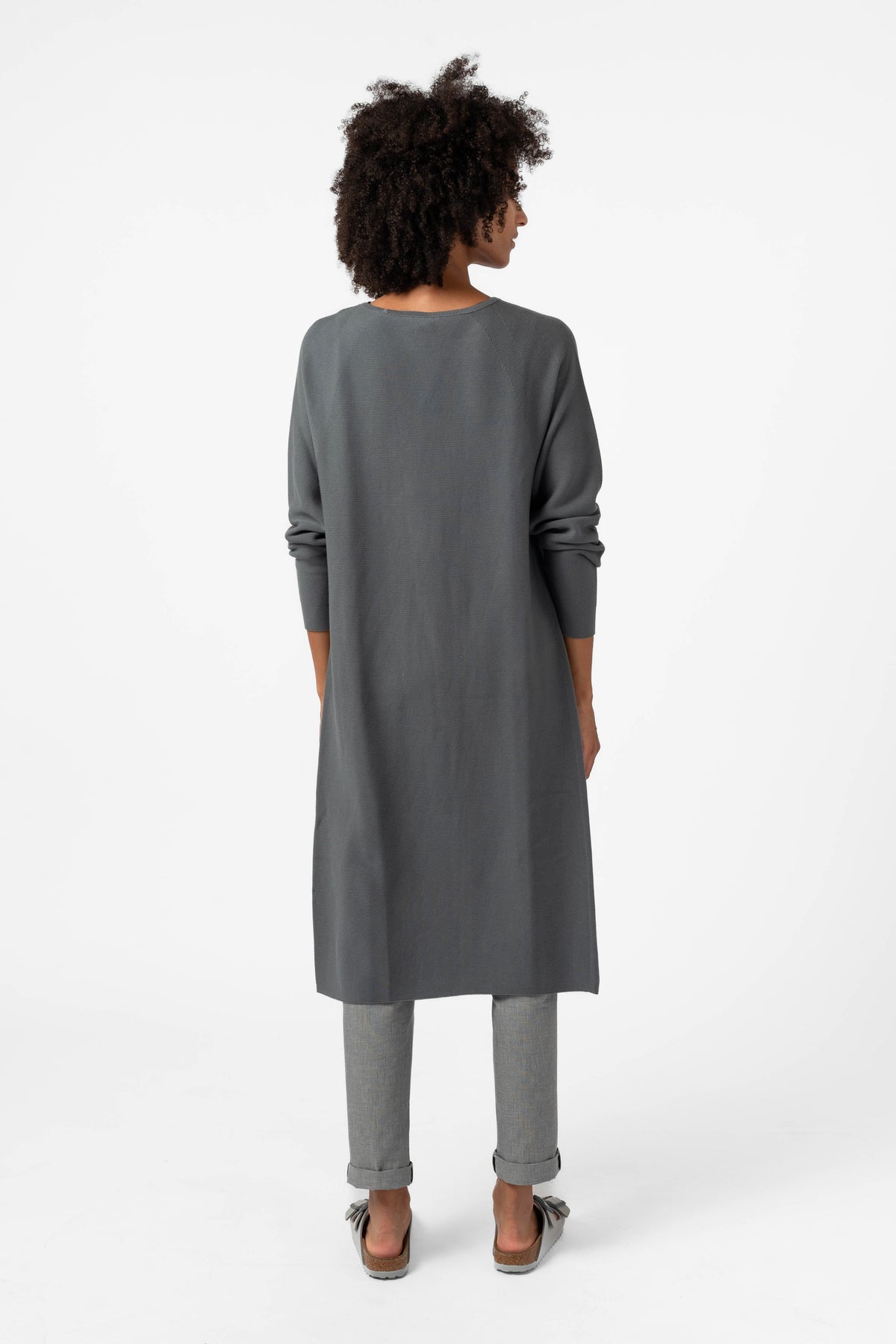 NNIstudio - CASUAL Strickmantel - Offwhite - XS -