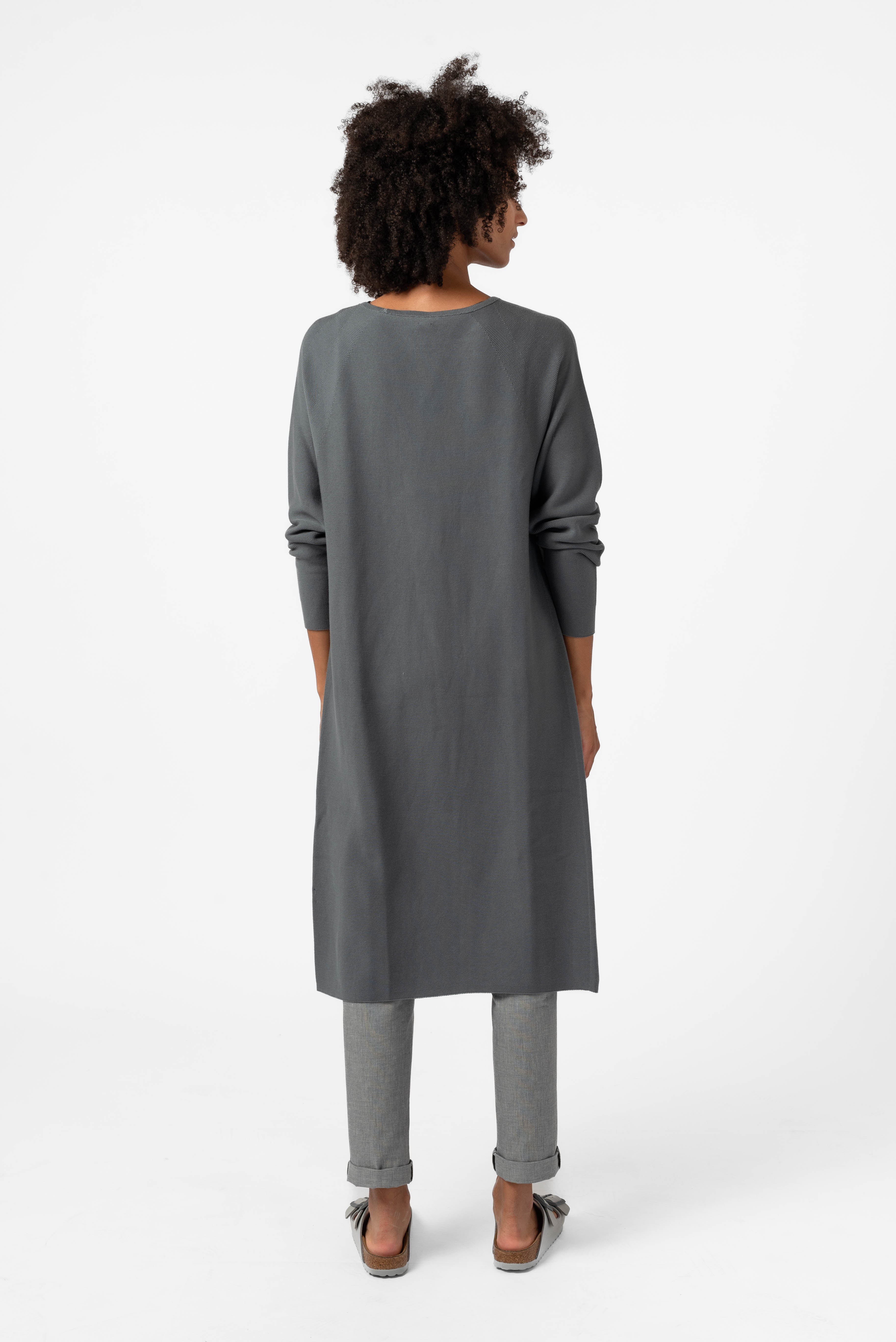 NNIstudio - CASUAL Strickmantel - Offwhite - XS -