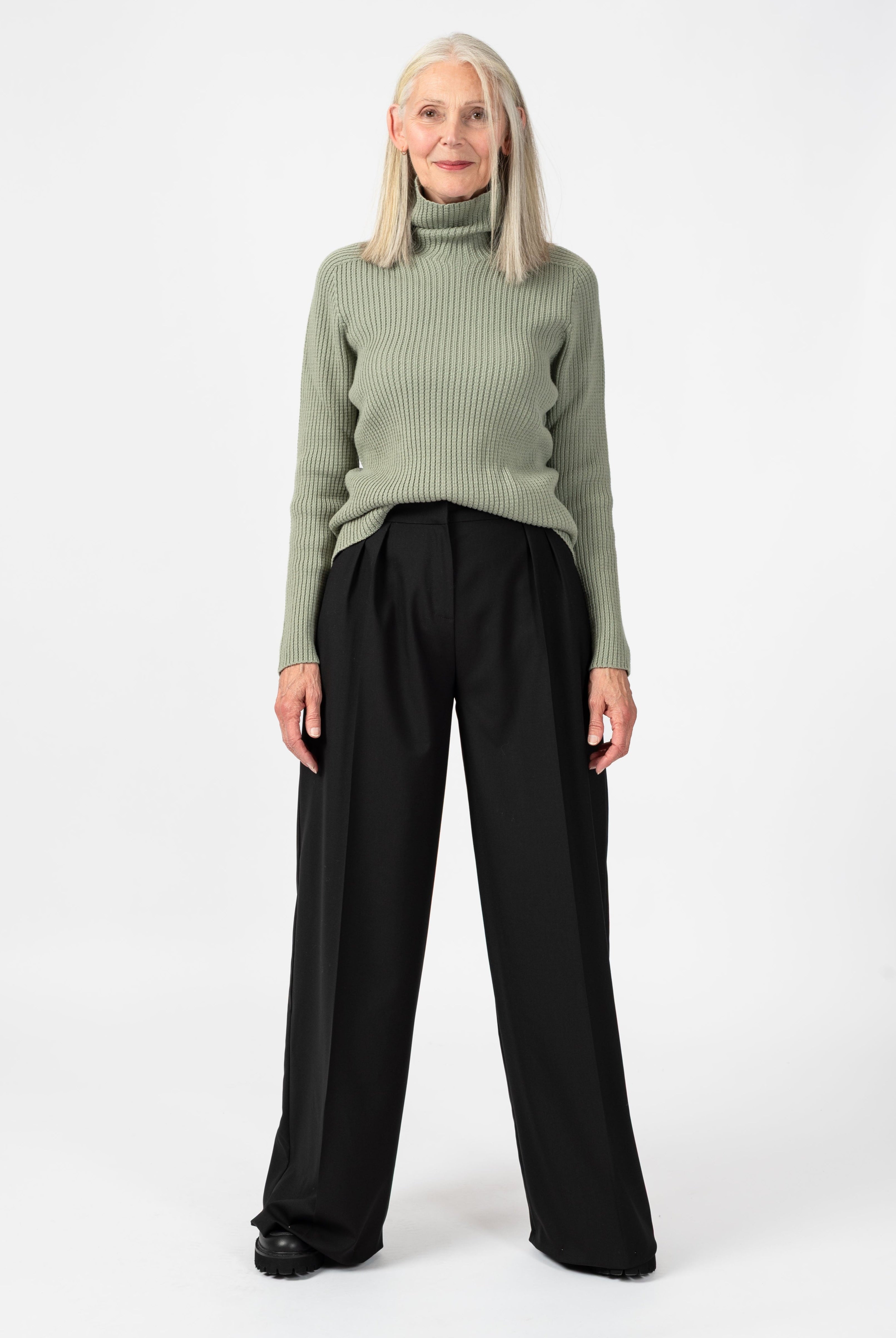 NNIstudio - CHIMNEY Strick - Pullover - Tea Green - XS -