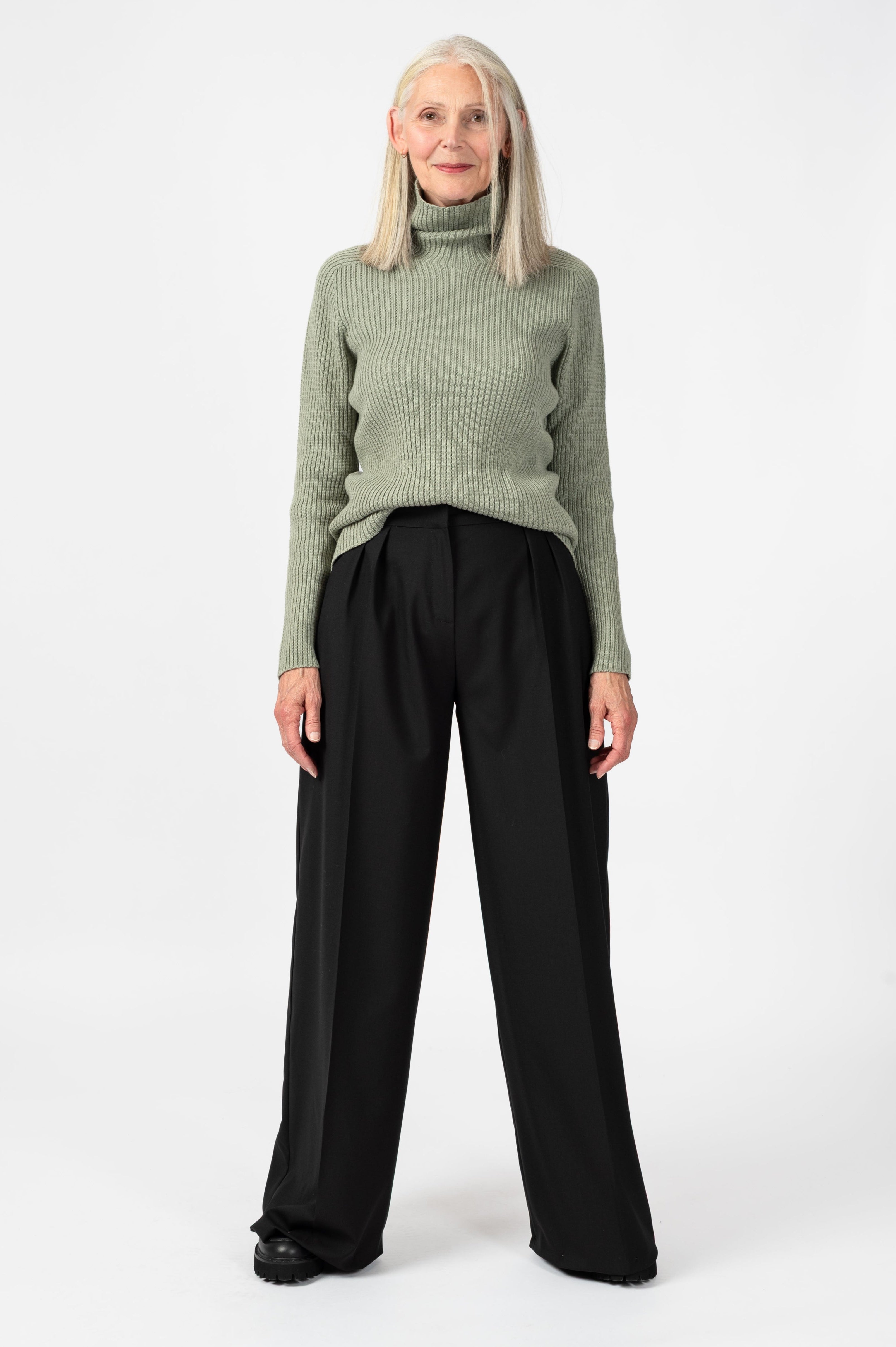 NNIstudio - CHIMNEY Strick - Pullover - Tea Green - XS -