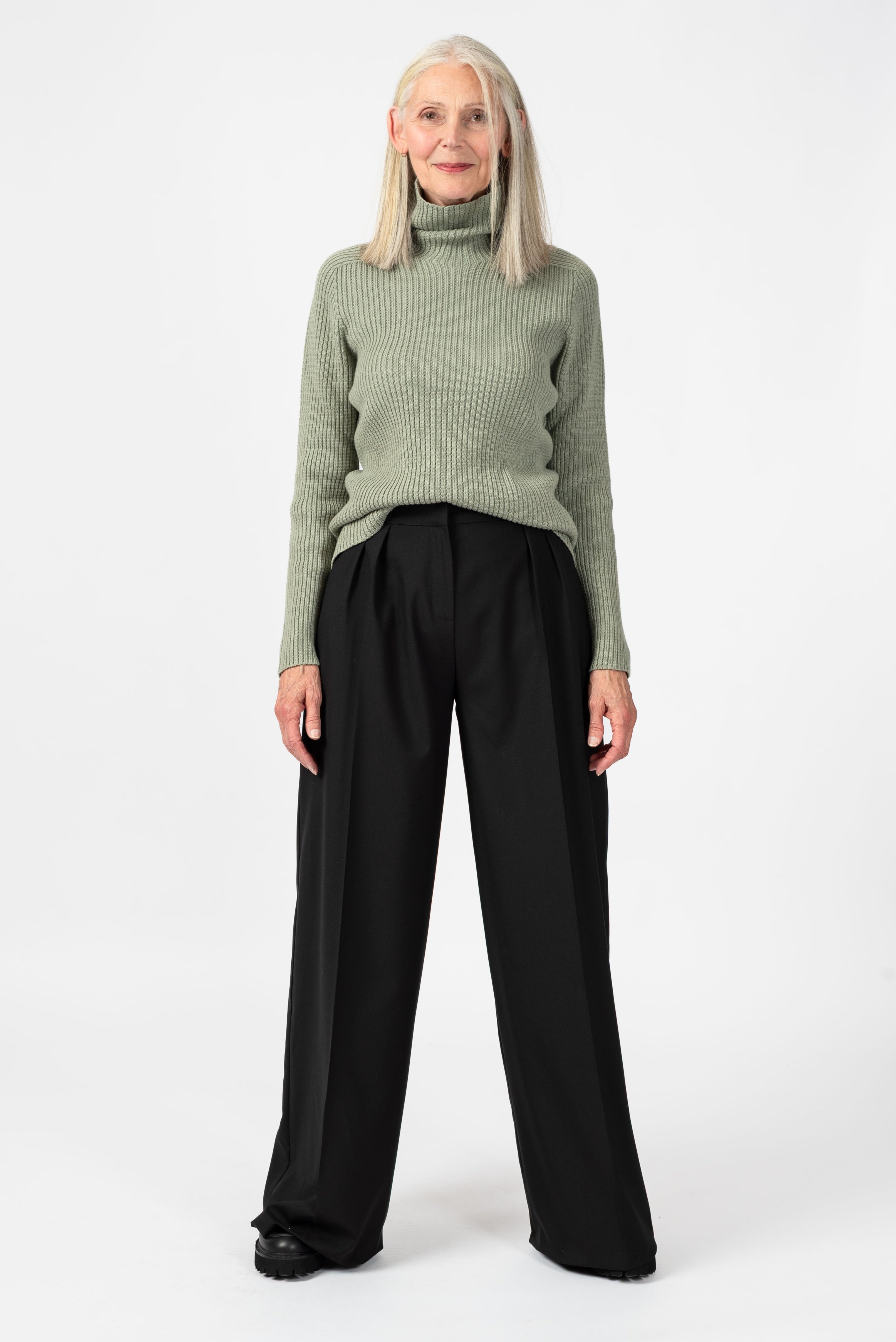 NNIstudio - CHIMNEY Strick - Pullover - Tea Green - XS -