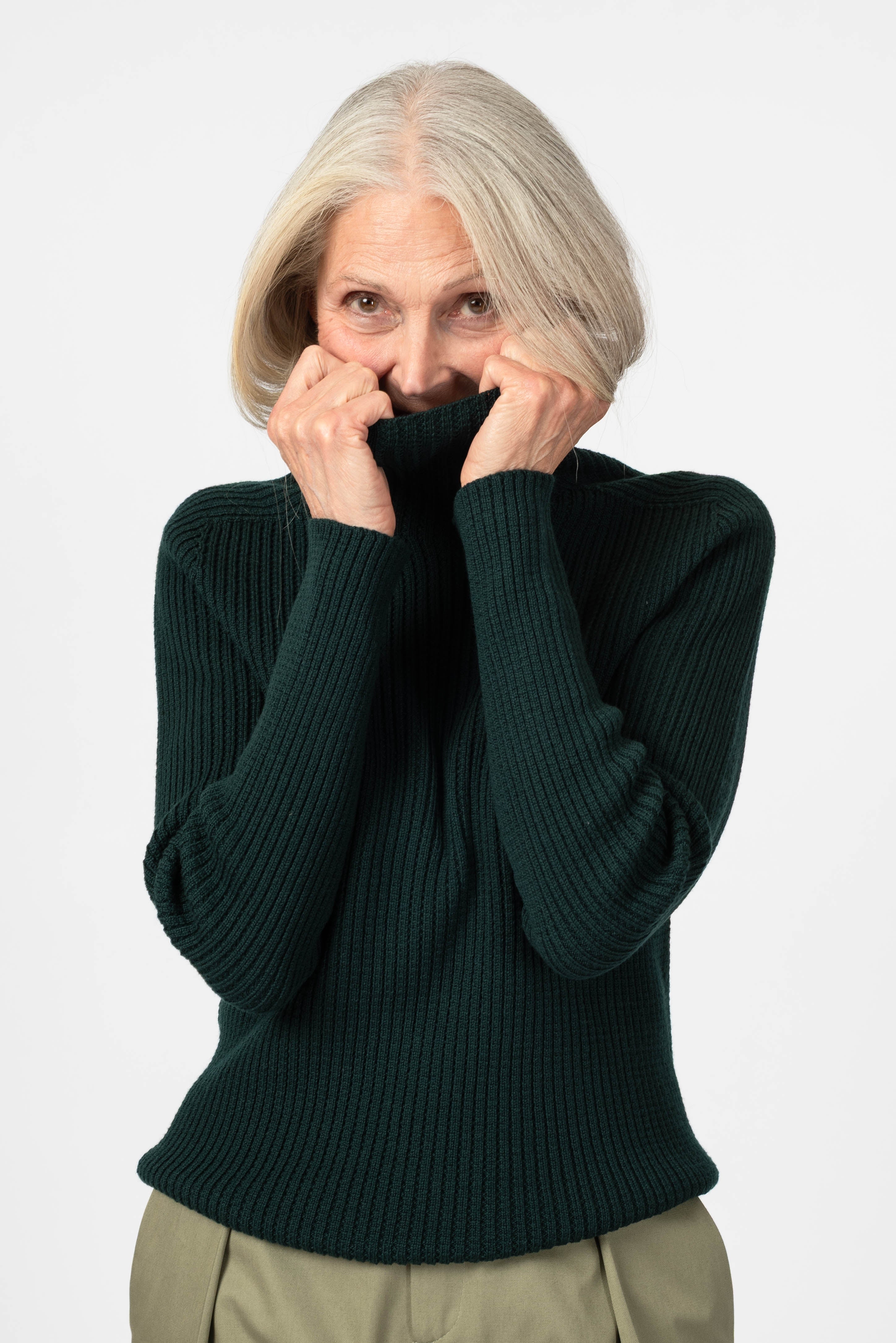 NNIstudio - CHIMNEY Strick - Pullover - Tea Green - XS -