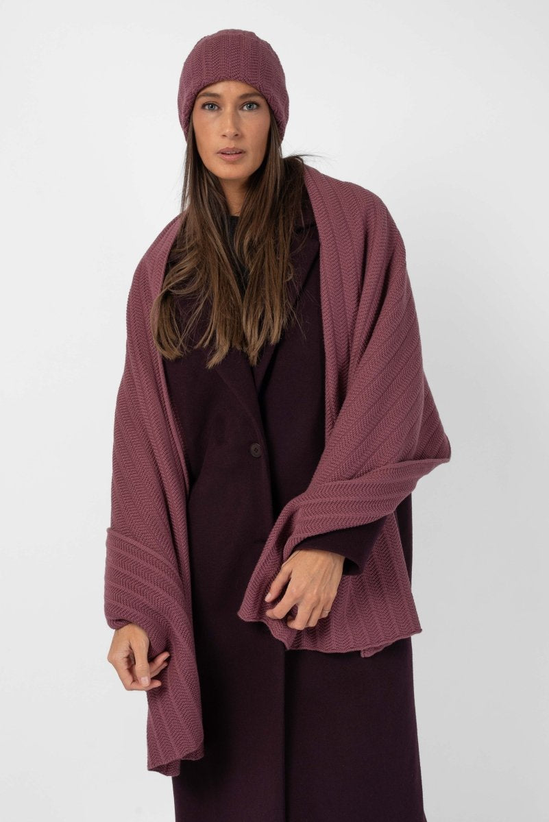 NNIstudio - CHUNKY Maxischal Unisex - Altrosé -