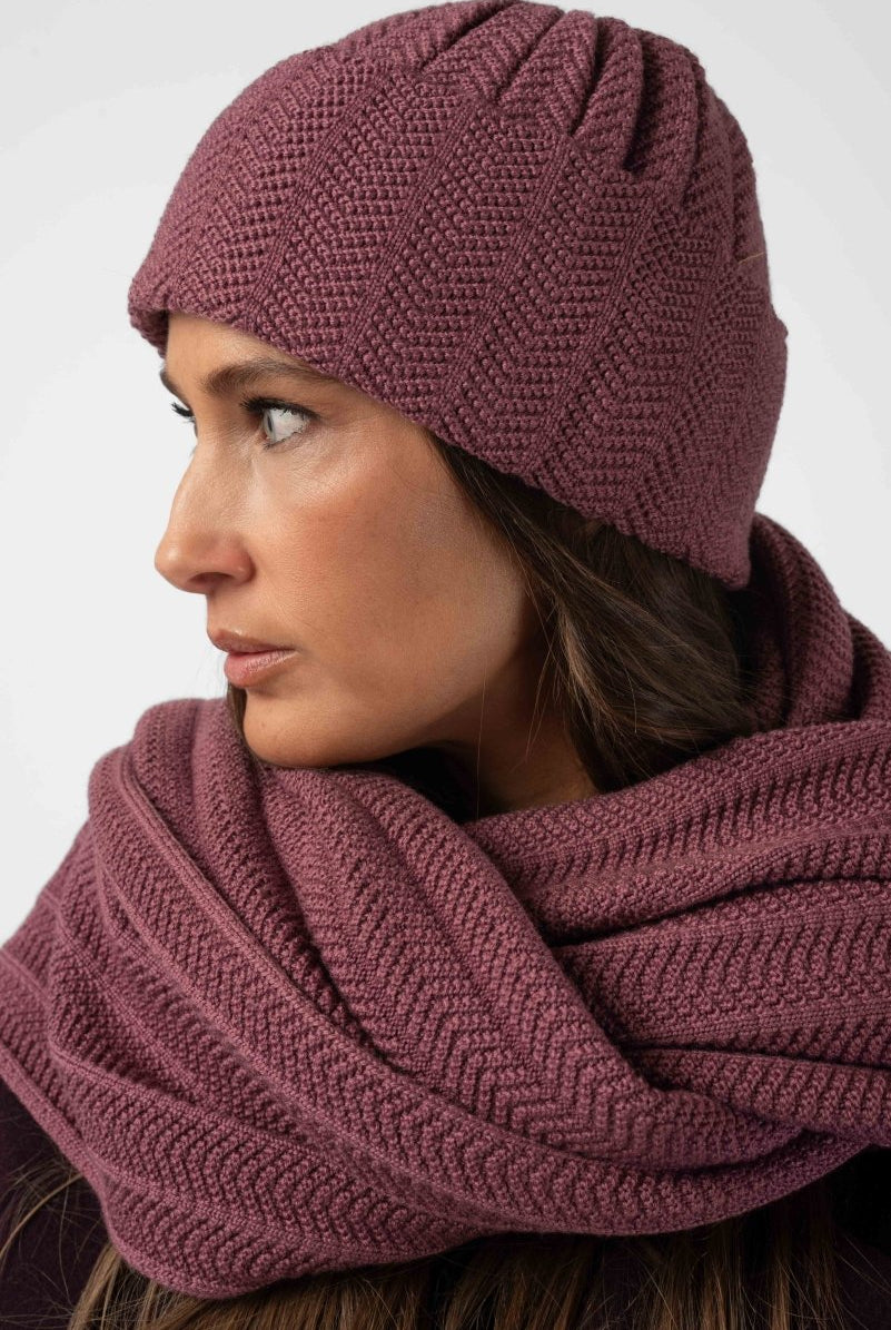 NNIstudio - CHUNKY Maxischal Unisex - Altrosé -