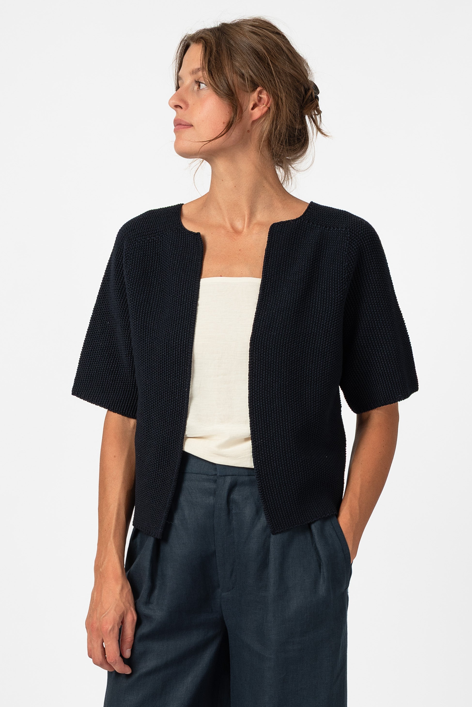 NNIstudio - CLASSIC 2.0 Strick - Jacke - Carbon Blue - S -