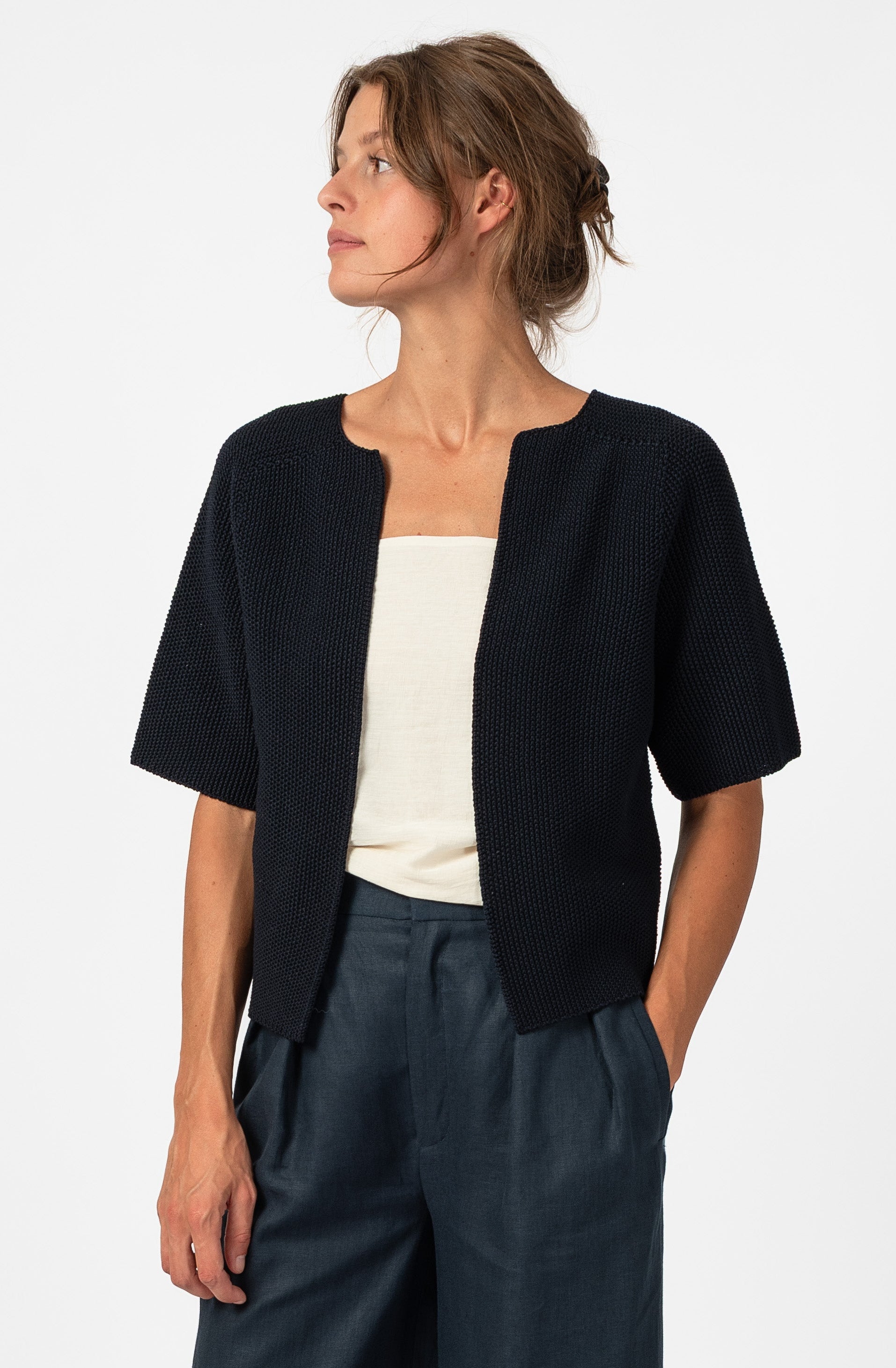NNIstudio - CLASSIC 2.0 Strick - Jacke - Carbon Blue - S -