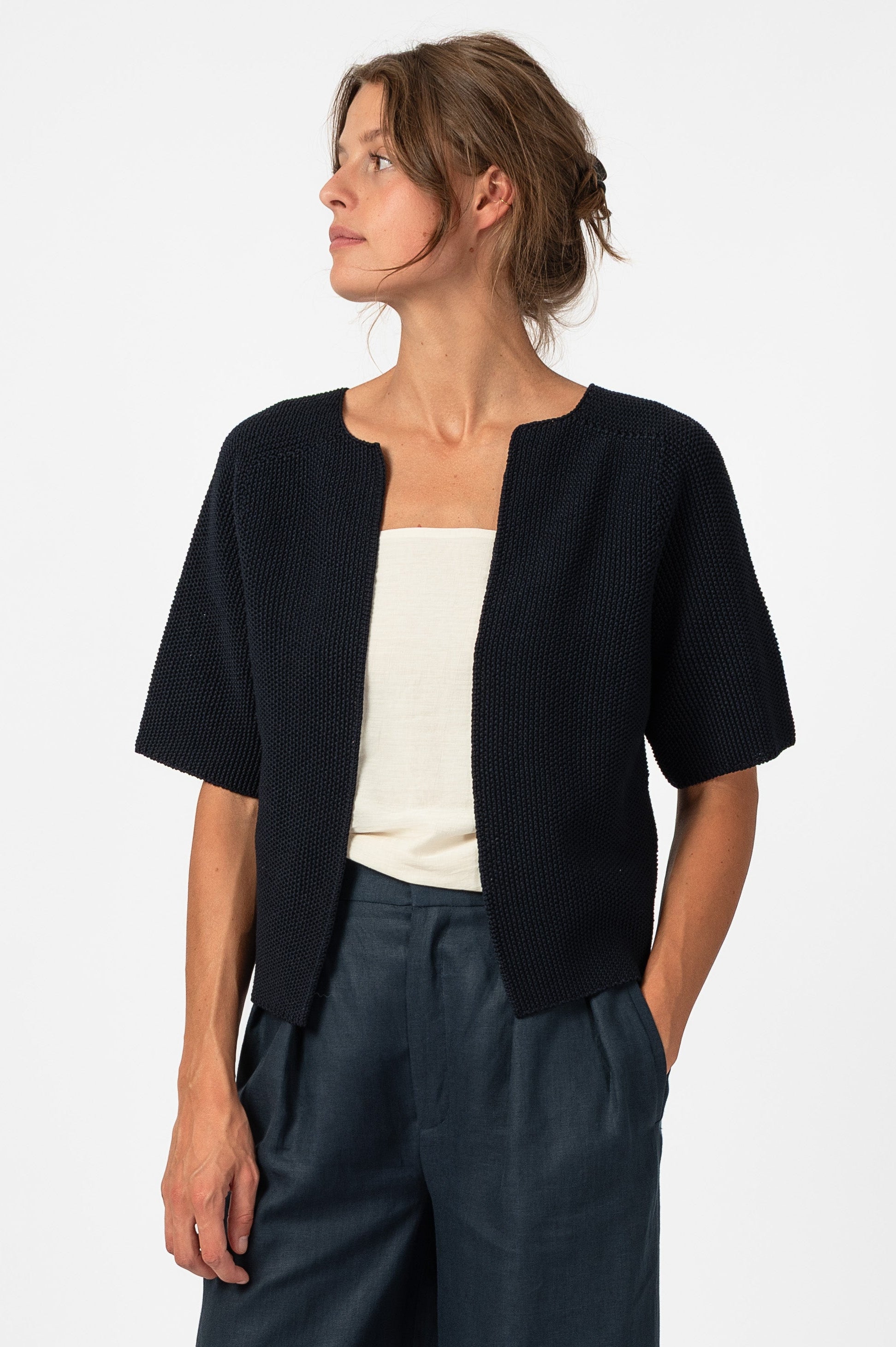 NNIstudio - CLASSIC 2.0 Strick - Jacke - Carbon Blue - S -