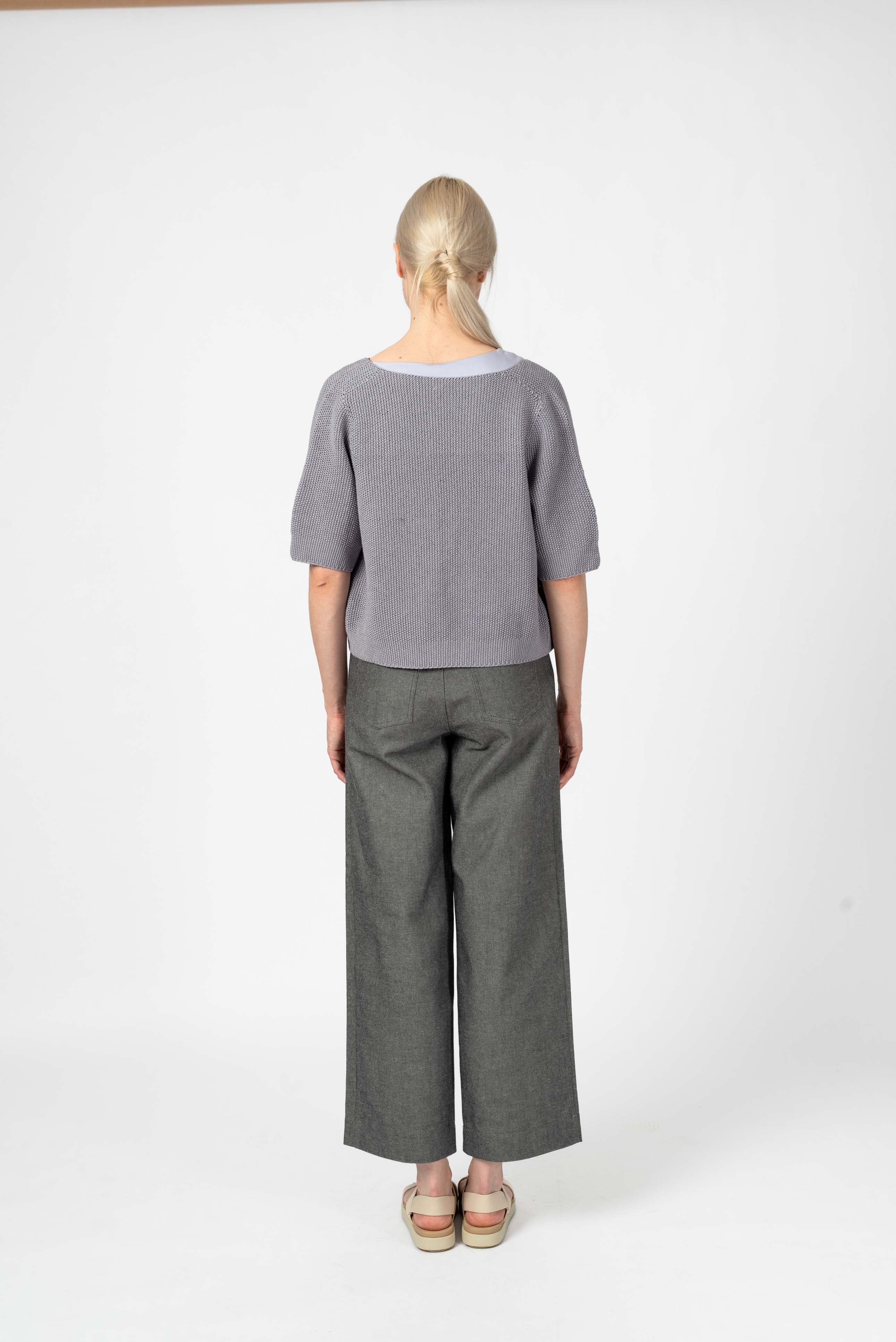 NNIstudio - CLASSIC 2.0 Strick-Jacke - Purple Ash - S -