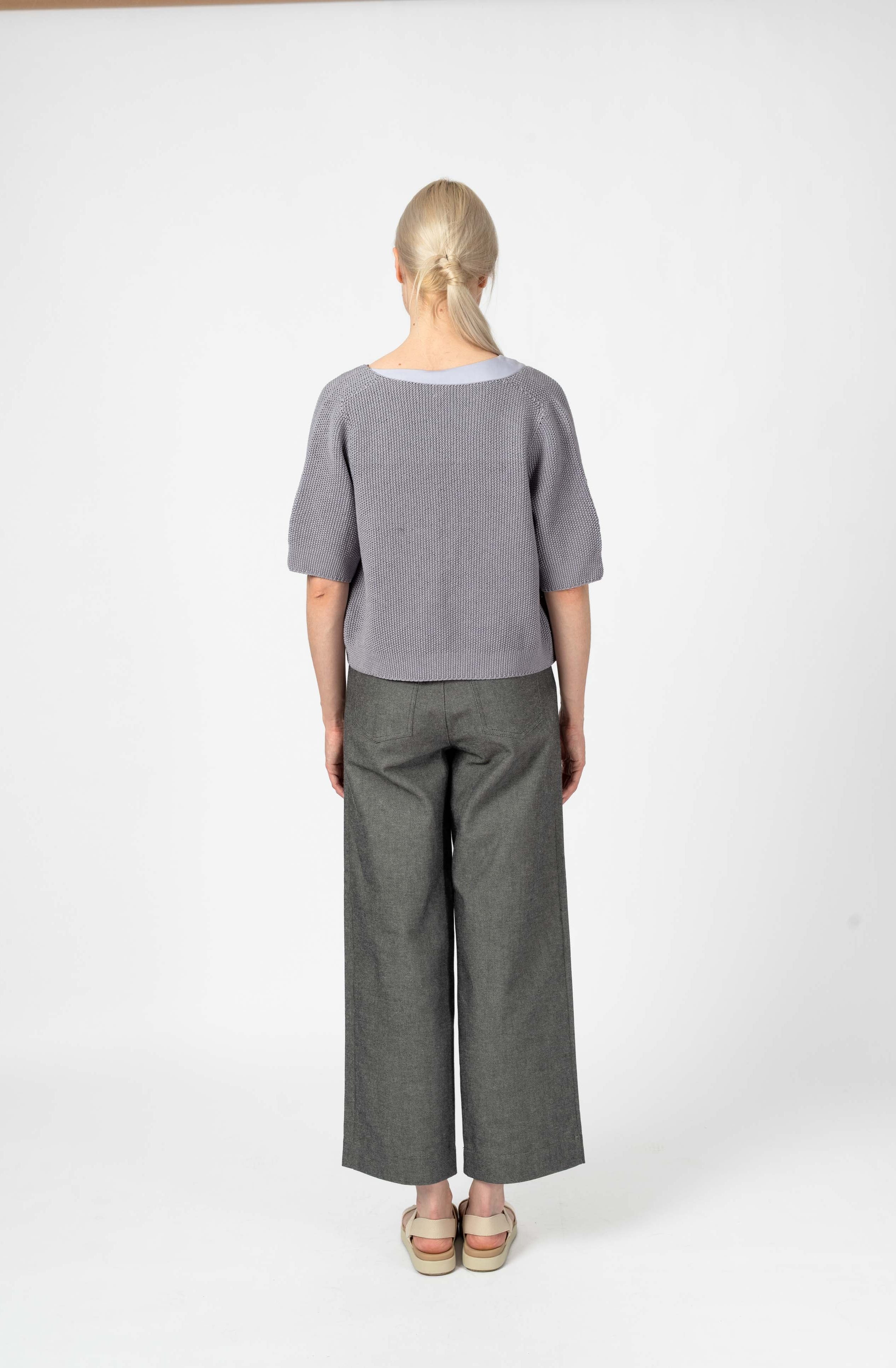 NNIstudio - CLASSIC 2.0 Strick-Jacke - Purple Ash - S -
