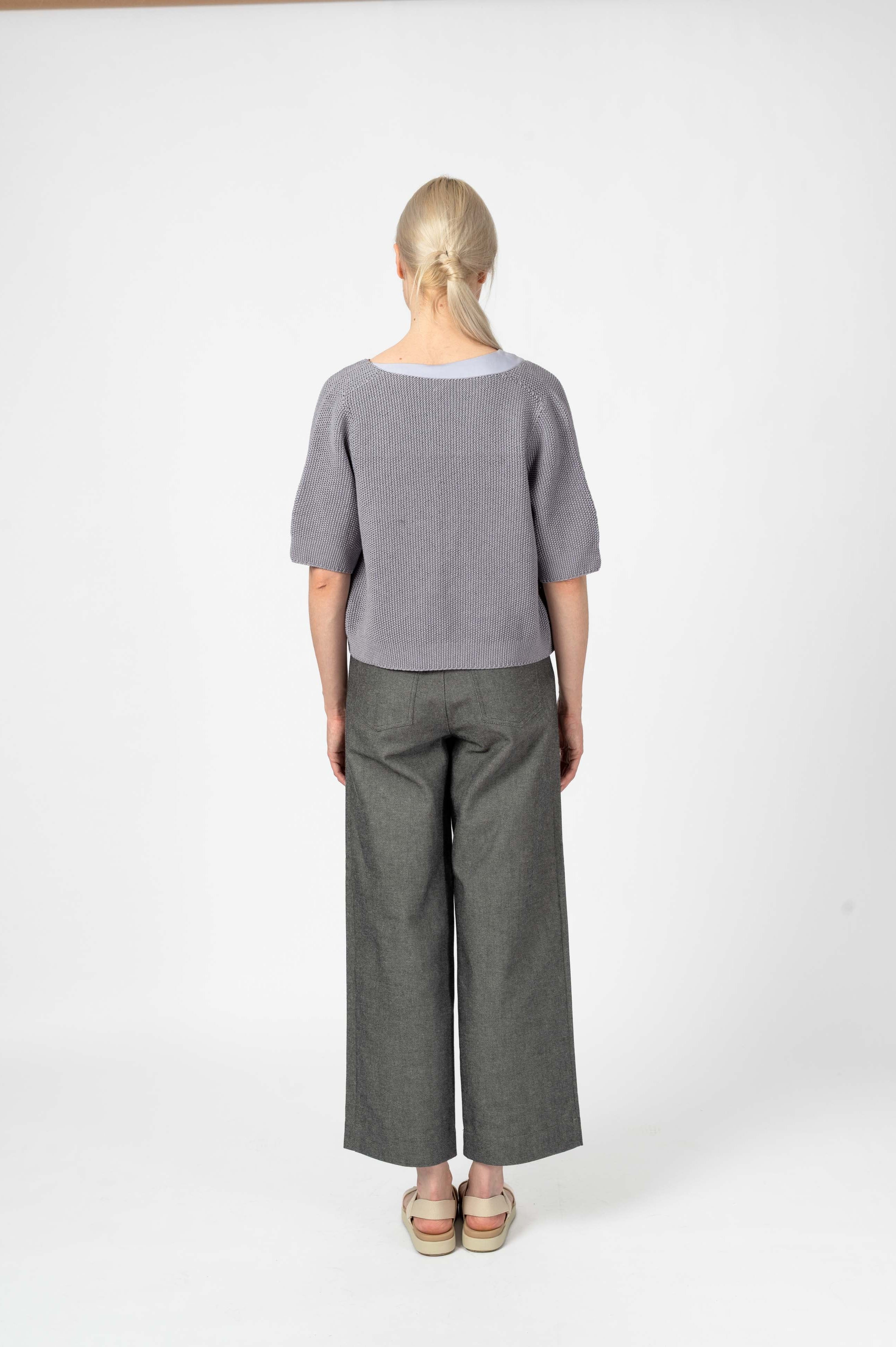 NNIstudio - CLASSIC 2.0 Strick-Jacke - Purple Ash - S -