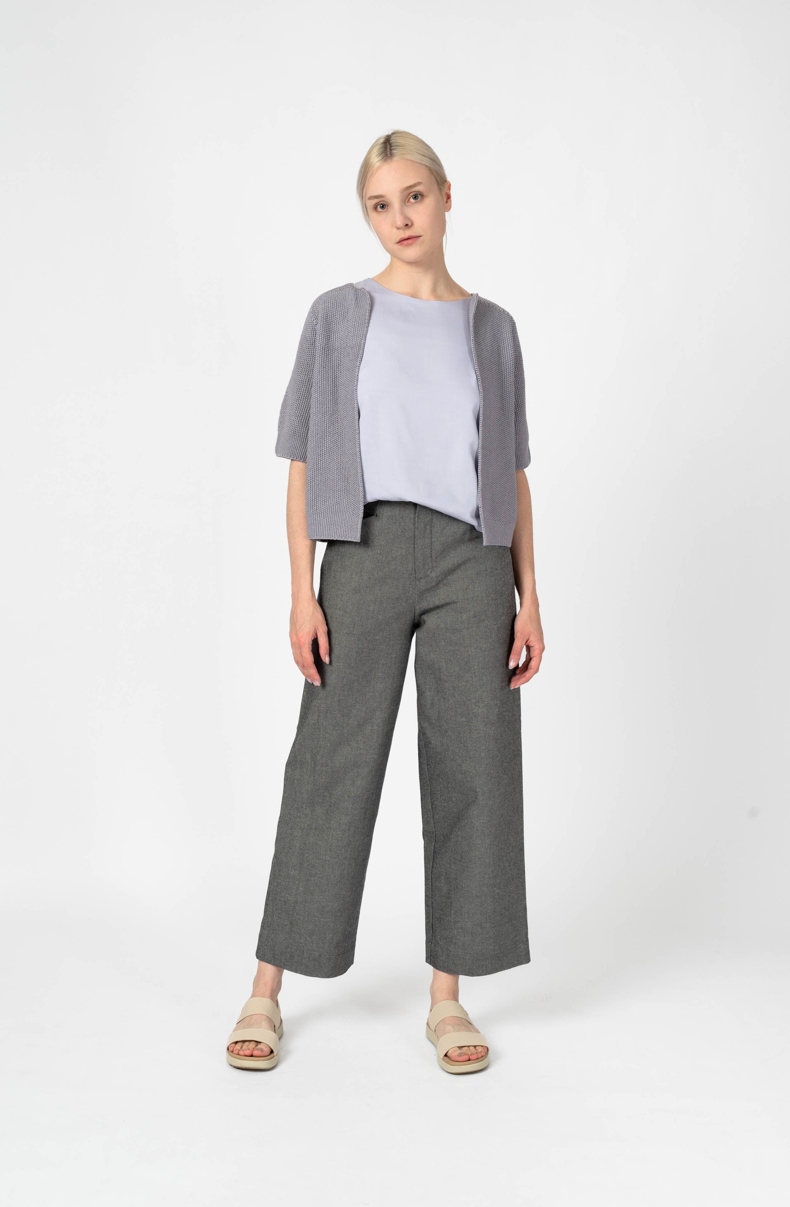 NNIstudio - CLASSIC 2.0 Strick-Jacke - Purple Ash - S -