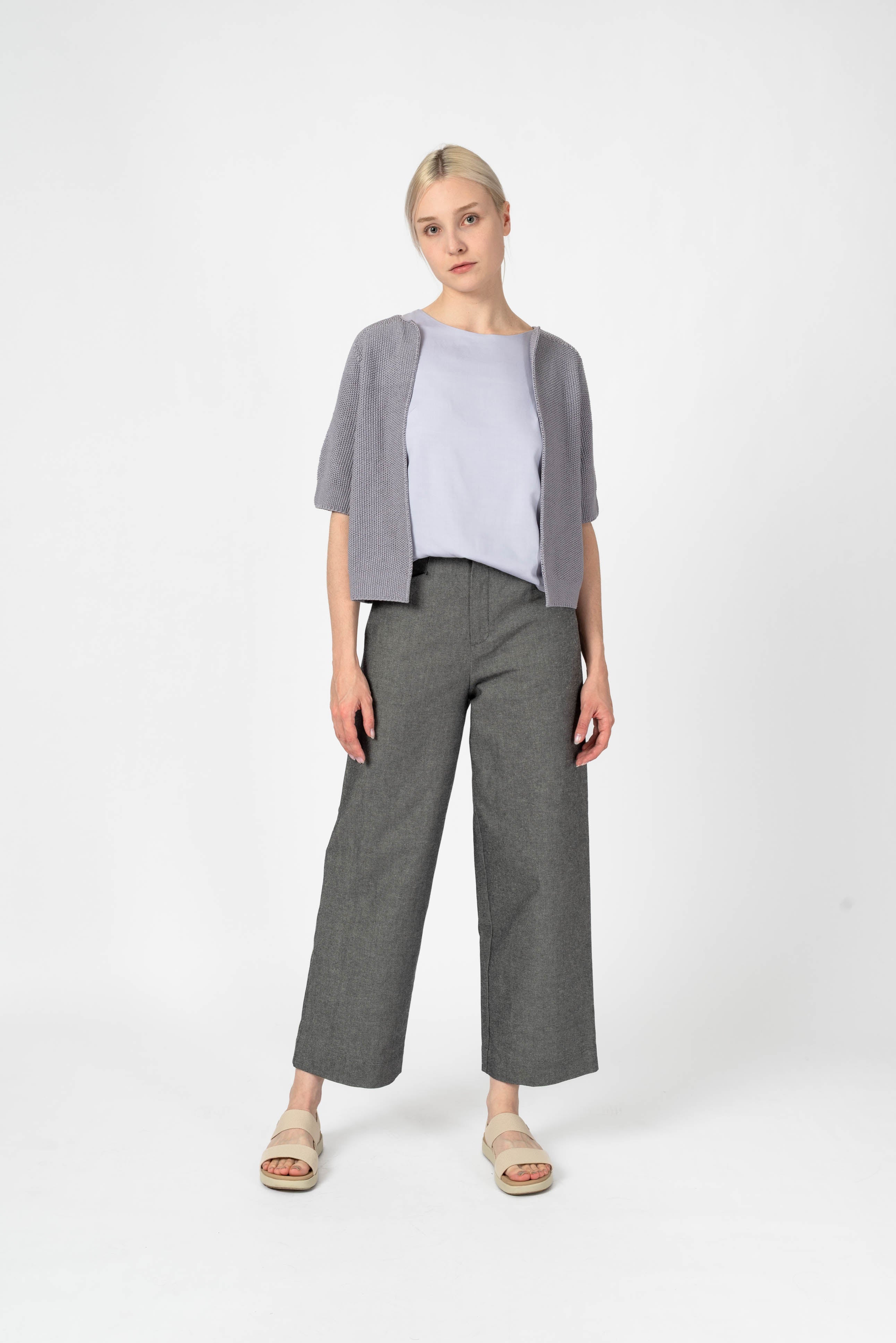 NNIstudio - CLASSIC 2.0 Strick-Jacke - Purple Ash - S -