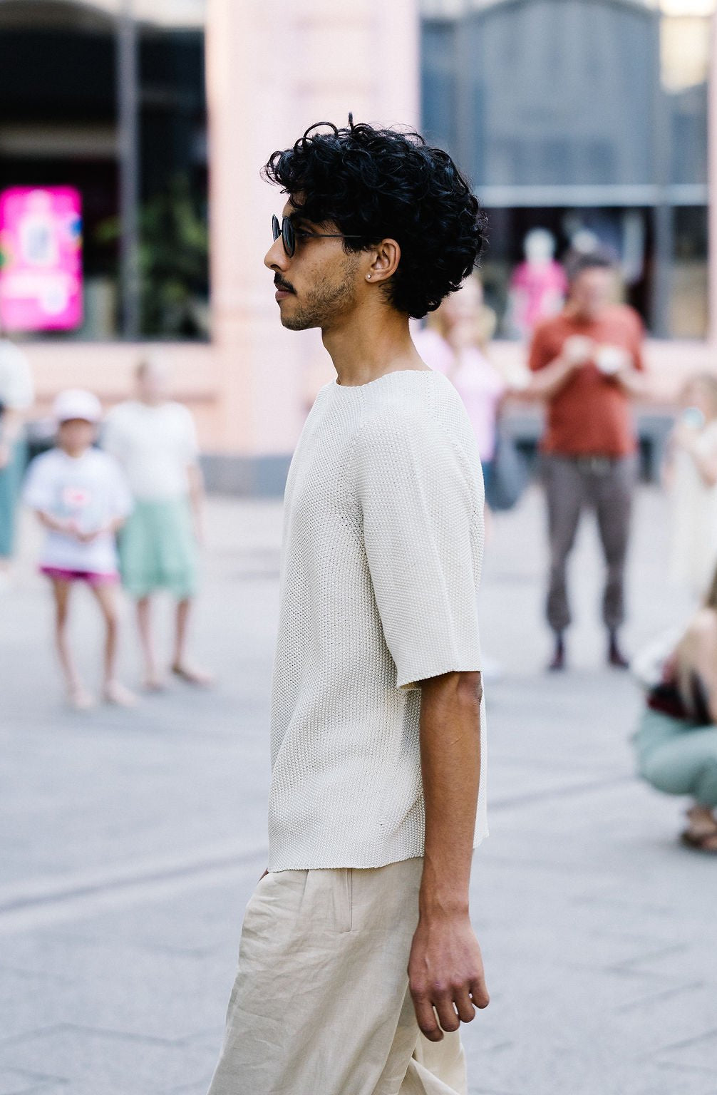 NNIstudio - CLASSIC 2.0 Strick - Shirt - Carbon Blue - XS -