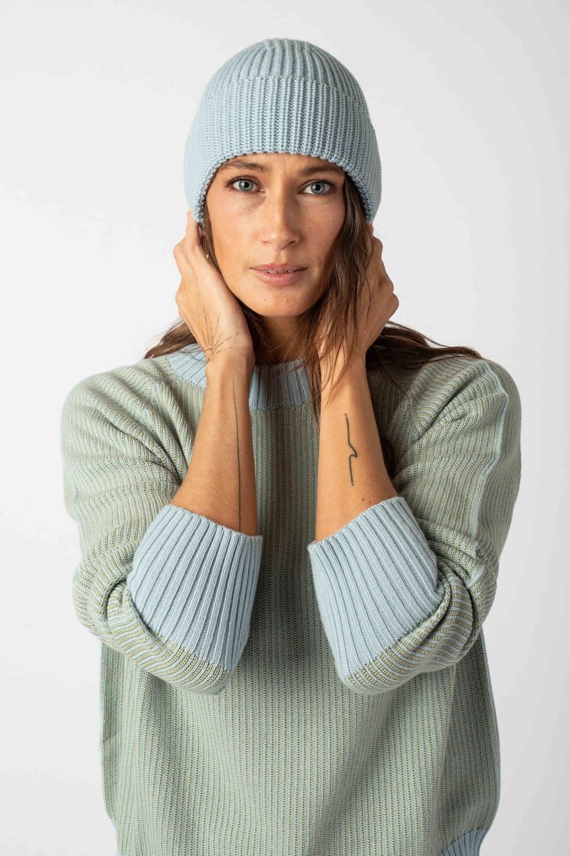 NNIstudio - CLASSIC Beanie Unisex - Hellblau -