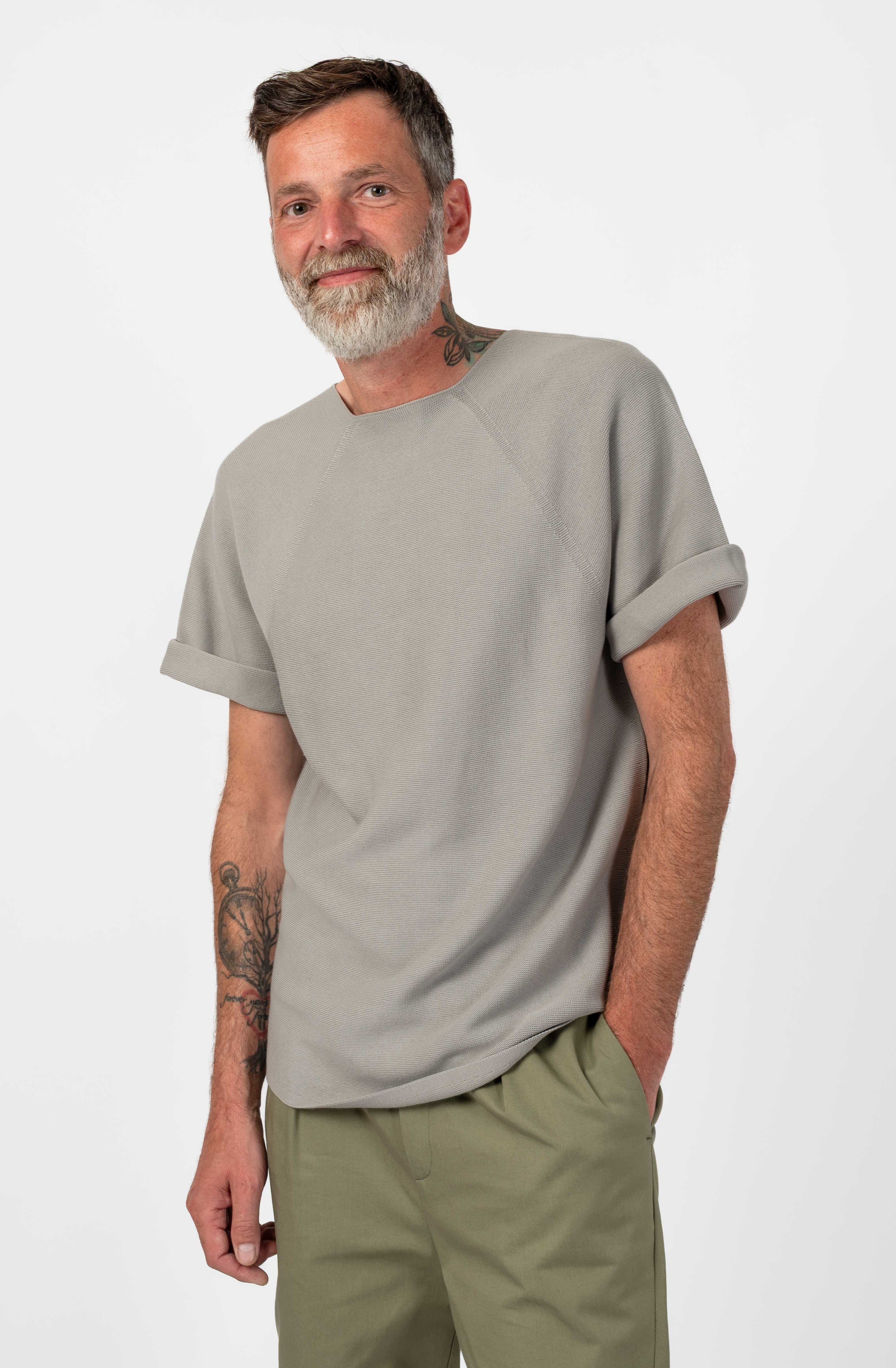NNIstudio - CLASSIC Shirt Unisex - Willow Grey - XS -