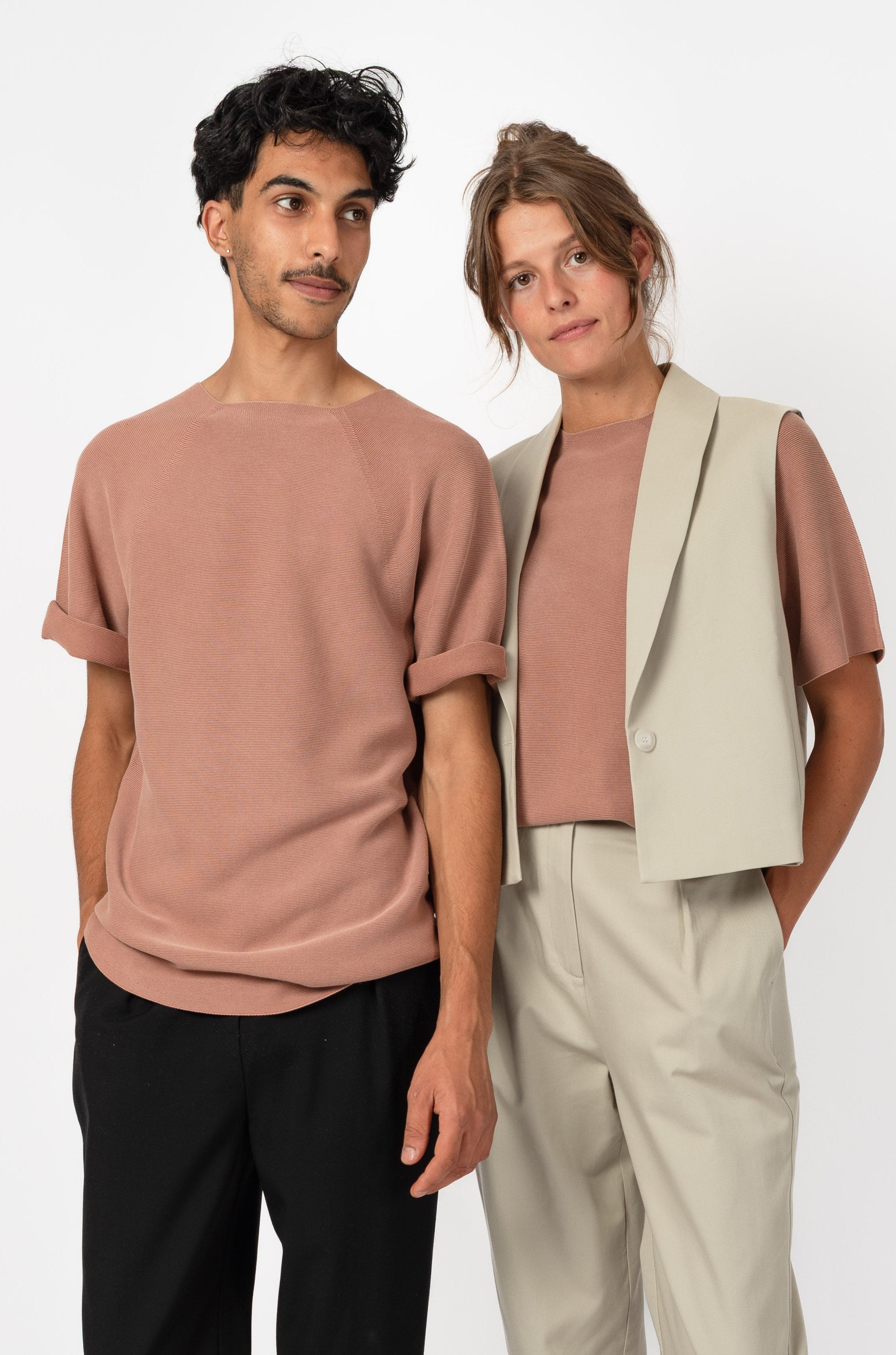 NNIstudio - CLASSIC Strick - Shirt - Sunburn (Piece Dyed) - XS -