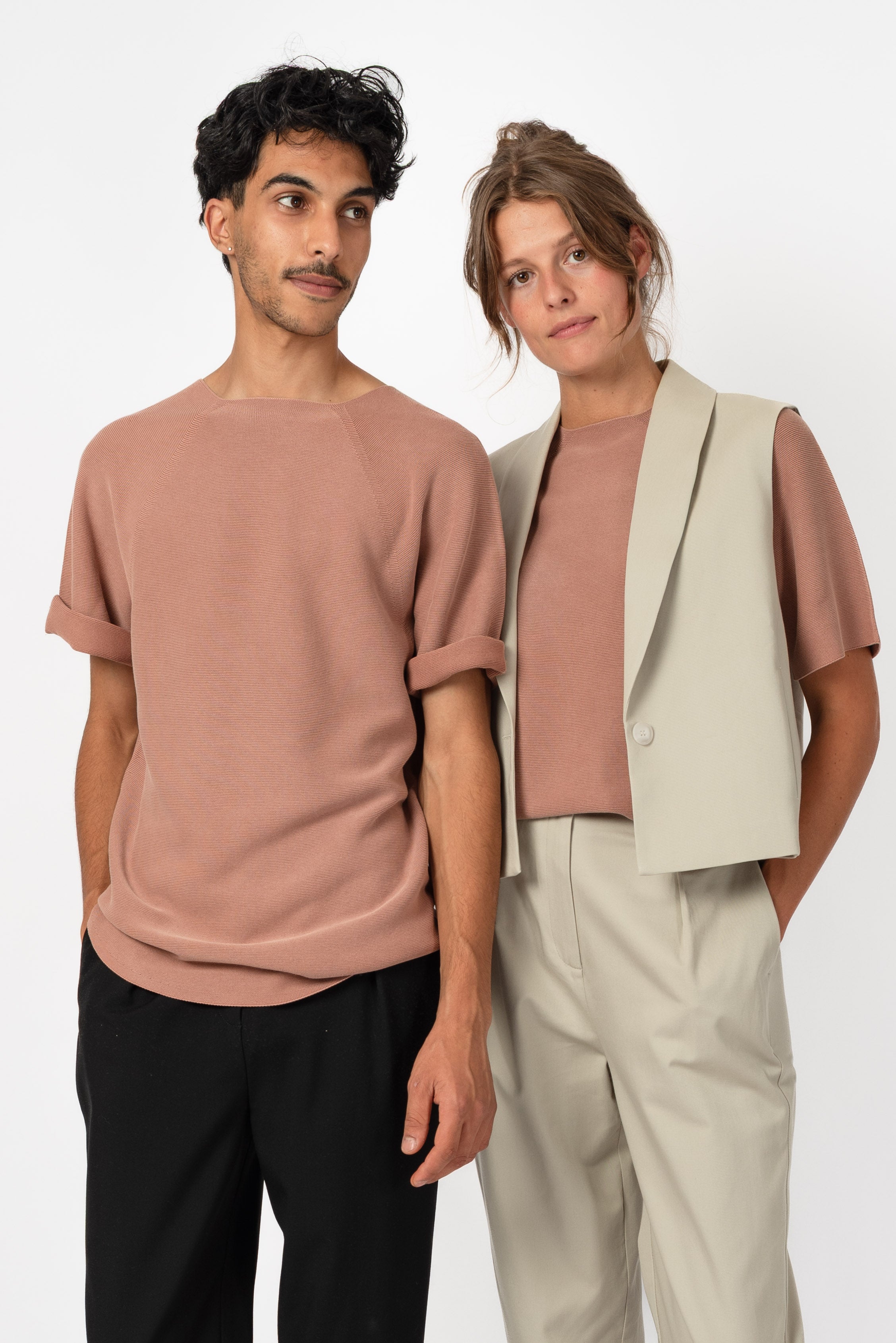 NNIstudio - CLASSIC Strick - Shirt - Sunburn (Piece Dyed) - XS -