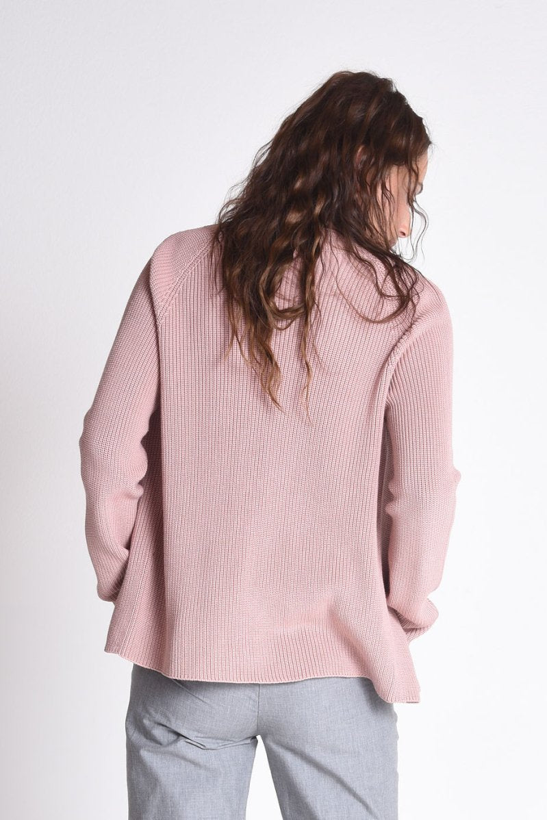 NNIstudio - COTTON Cardigan - Rosé - XS -