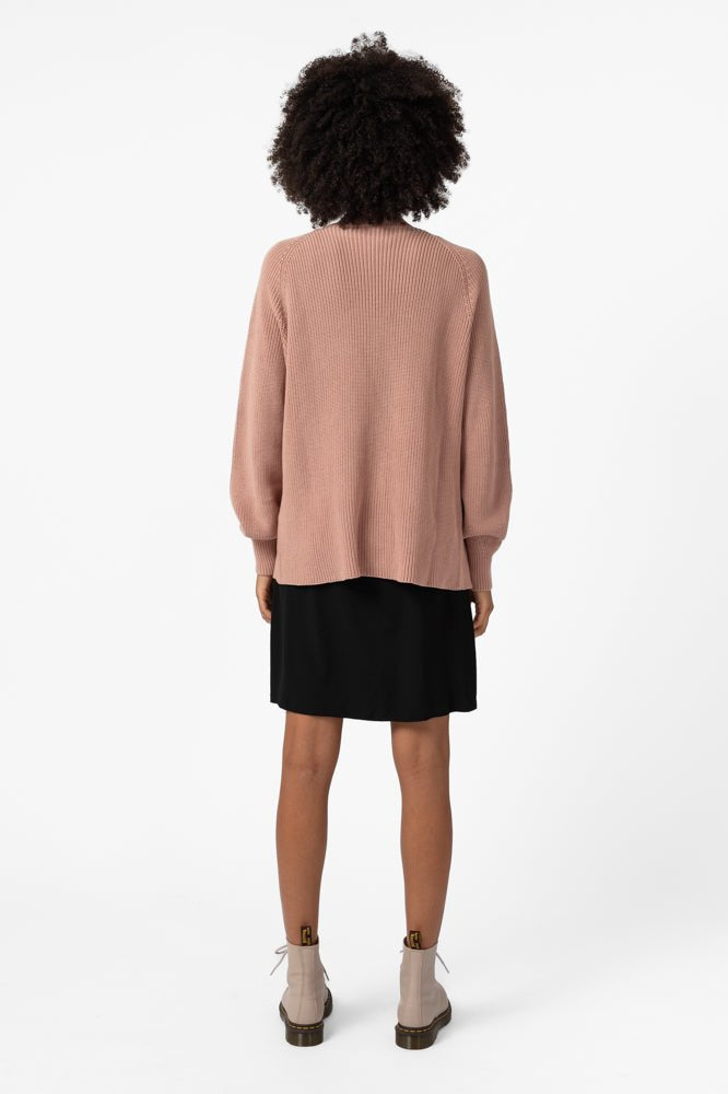 NNIstudio - COTTON Cardigan - Rosé - XS -