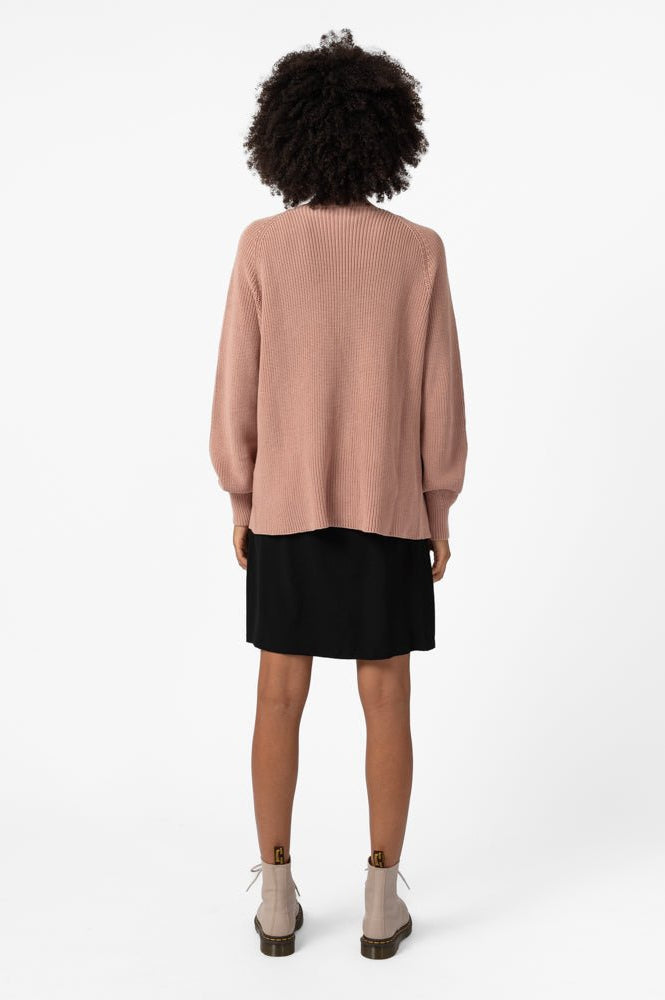 NNIstudio - COTTON Cardigan - Rosé - XS -