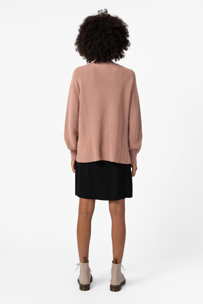 NNIstudio - COTTON Cardigan - Rosé - XS -