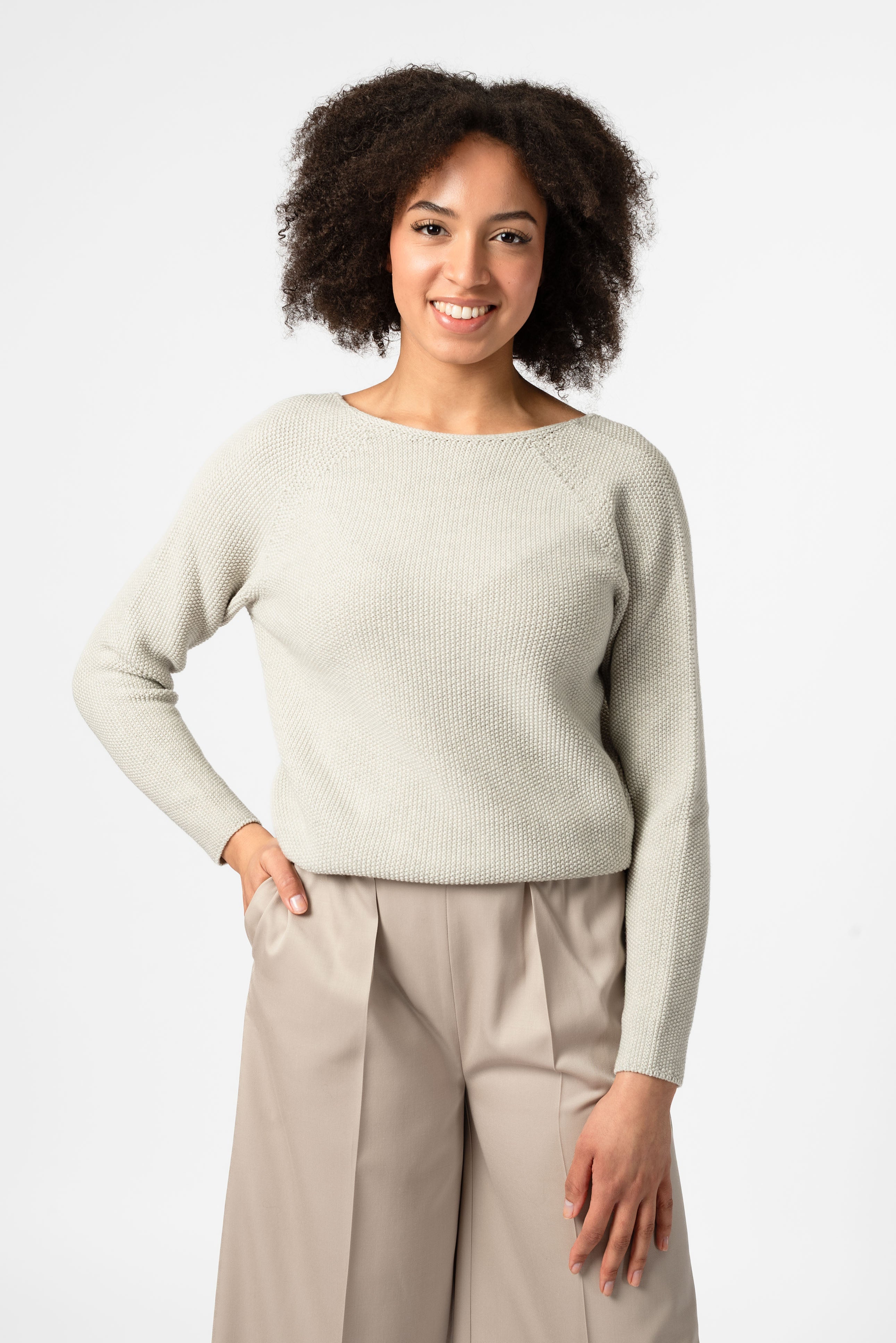 NNIstudio - COZY 2.0 Strick - Pullover Wool - Birch Melange - XS -