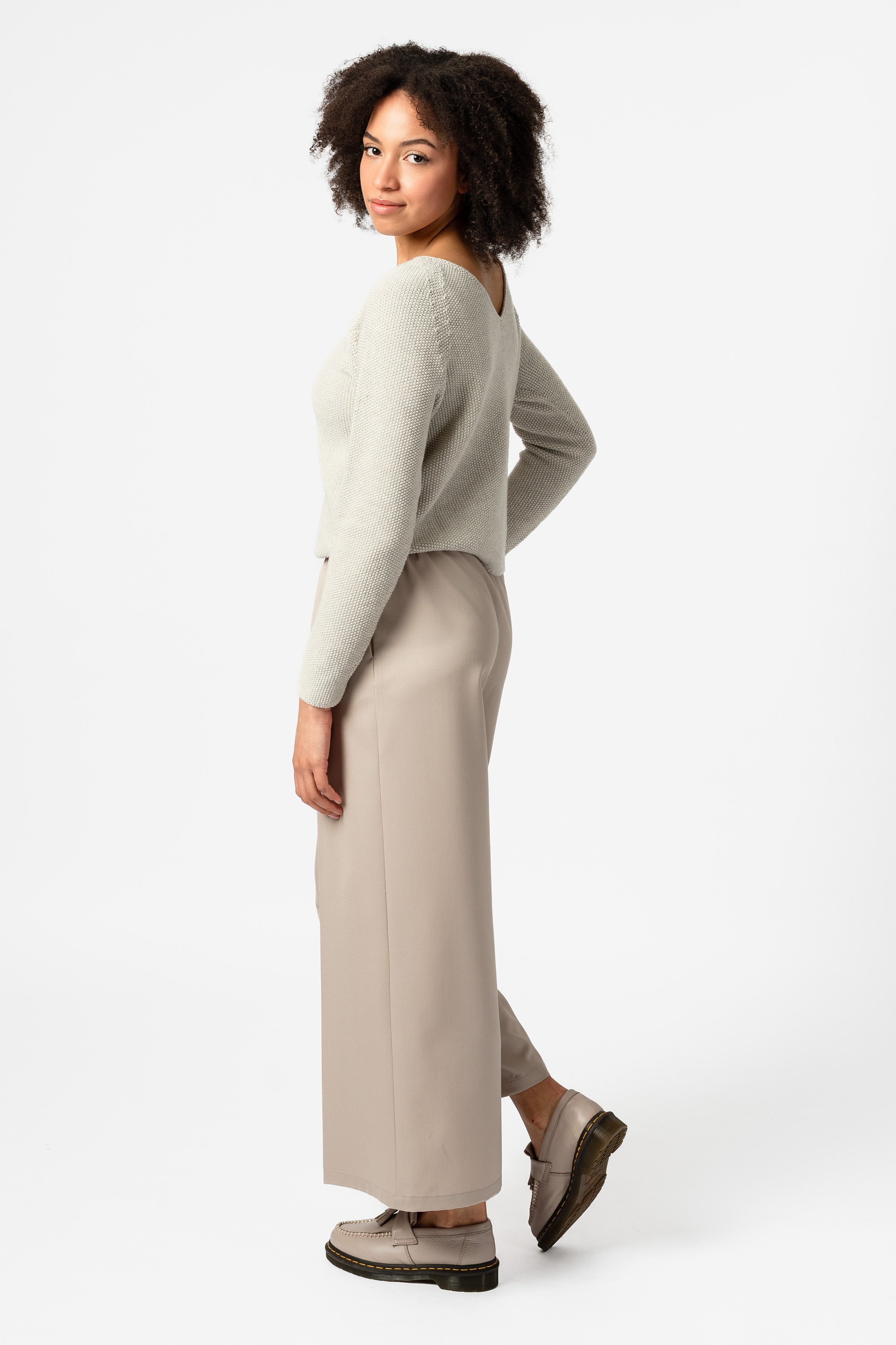 NNIstudio - COZY 2.0 Strick - Pullover Wool - Birch Melange - XS -