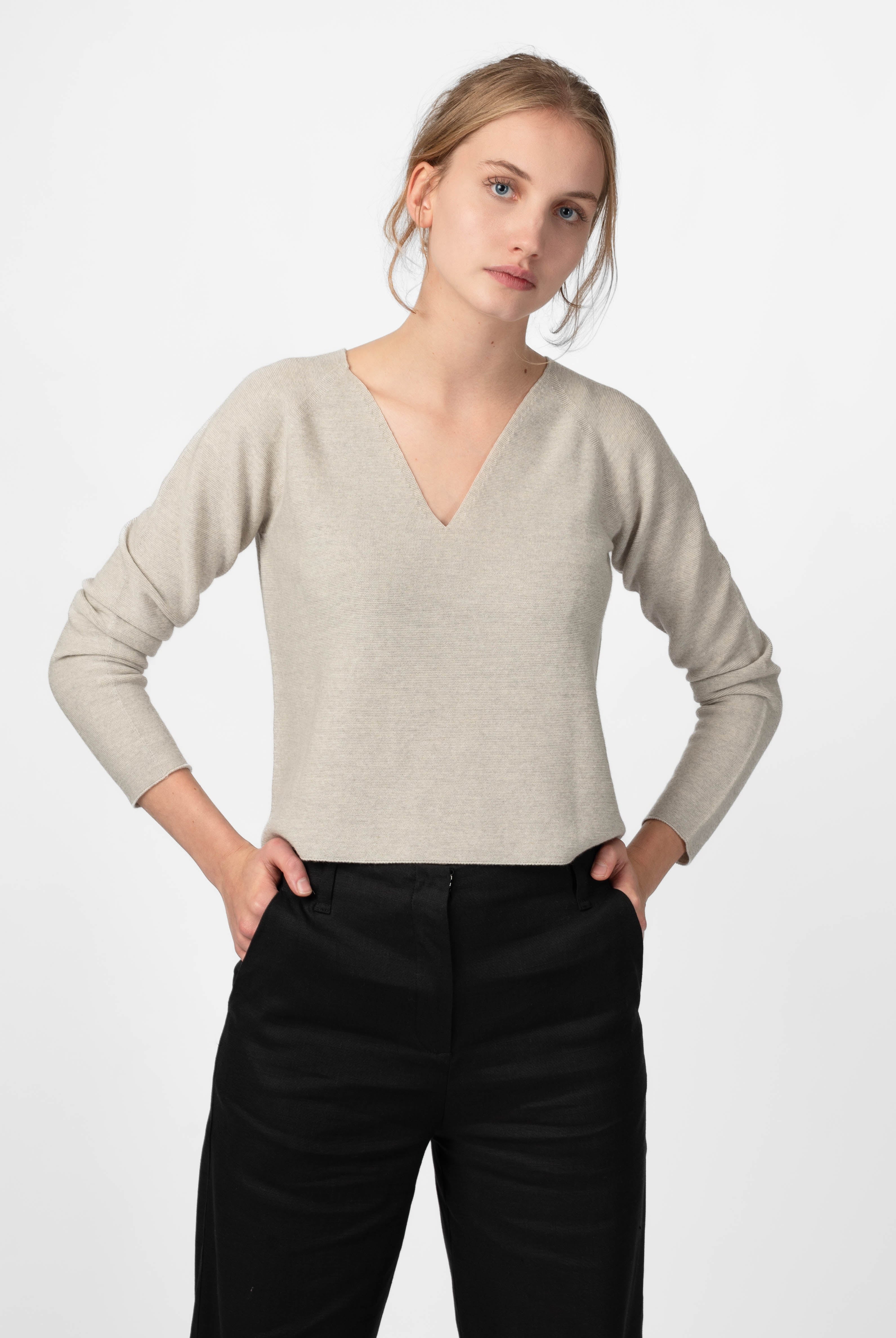 NNIstudio - COZY Pullover - Birch Melange - XS -