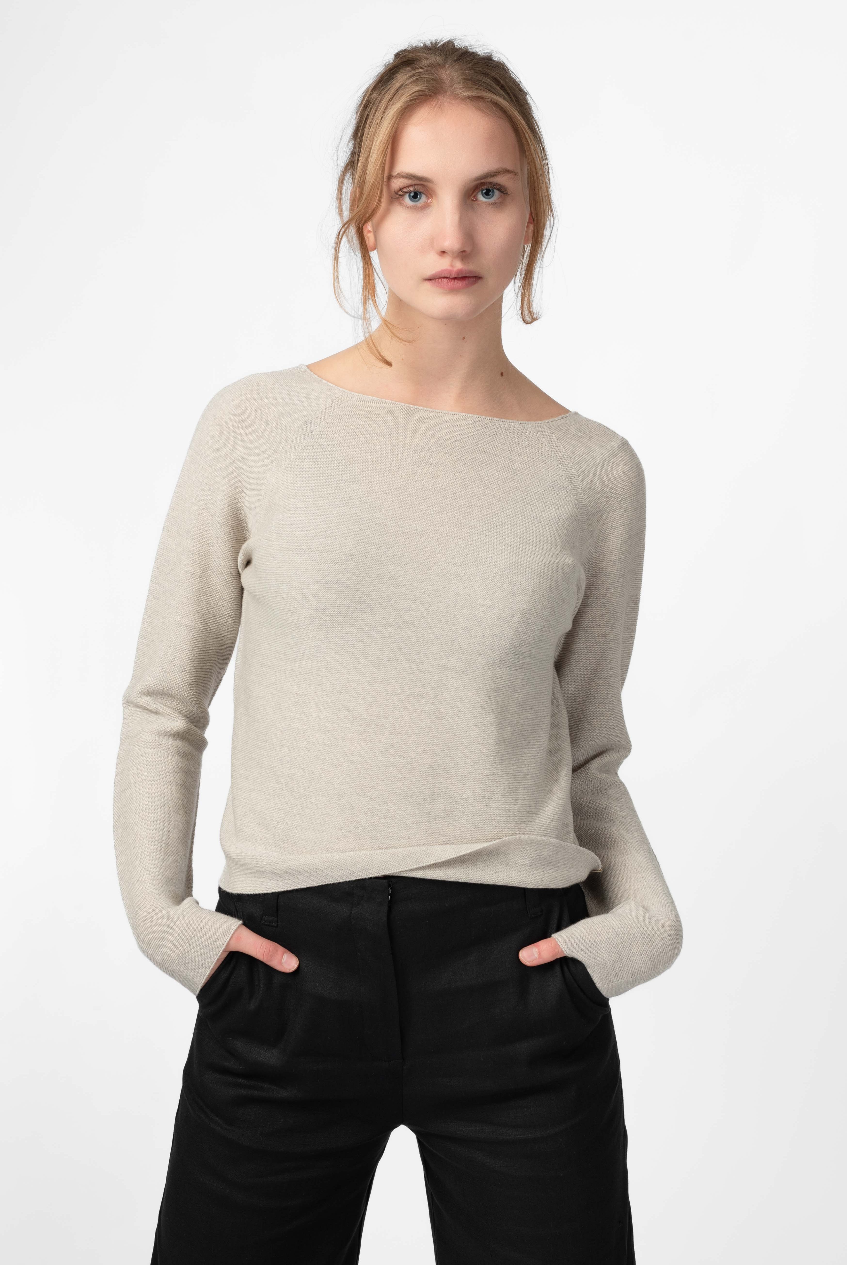 NNIstudio - COZY Pullover - Birch Melange - XS -
