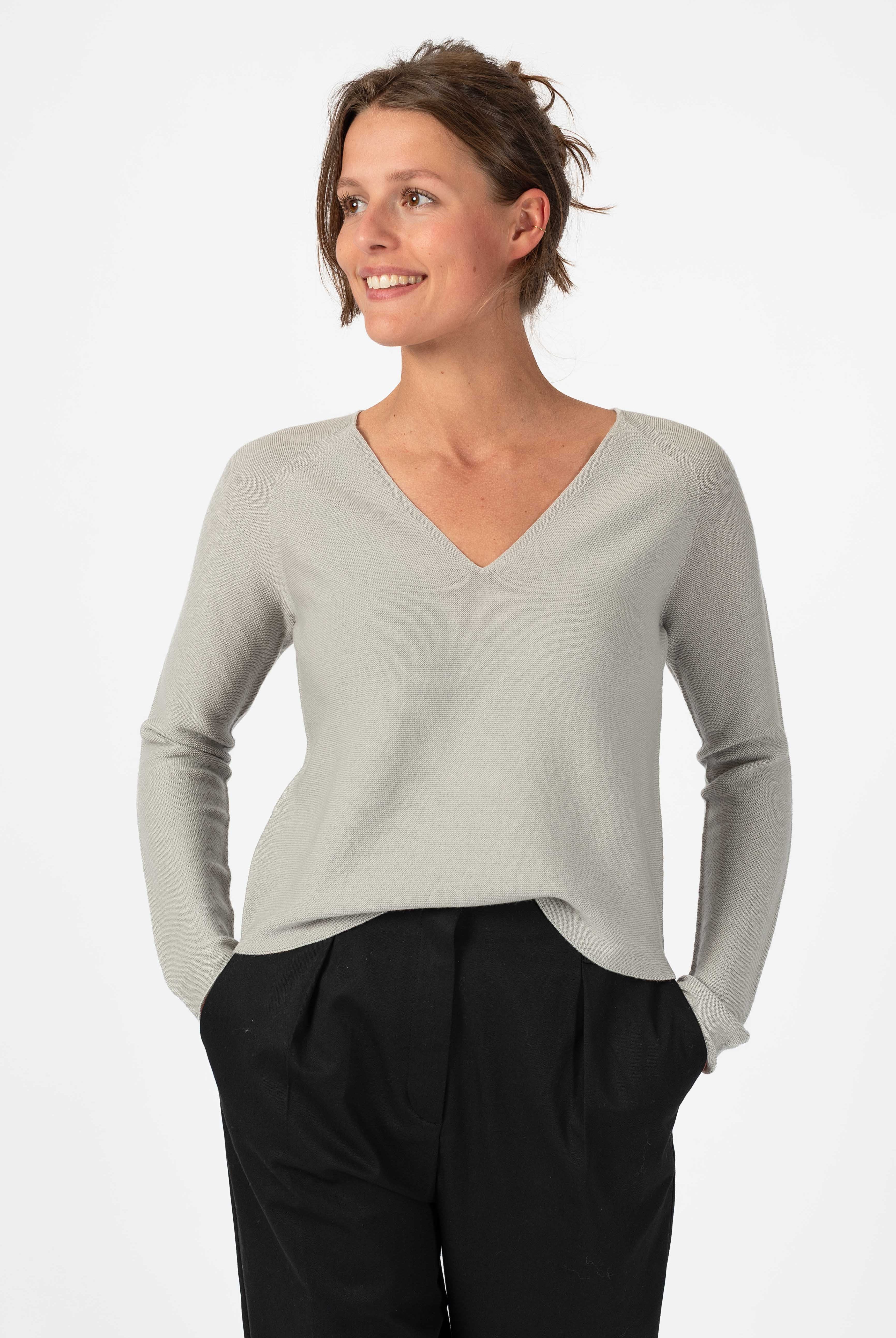 NNIstudio - COZY Pullover - Willow Grey - XS -